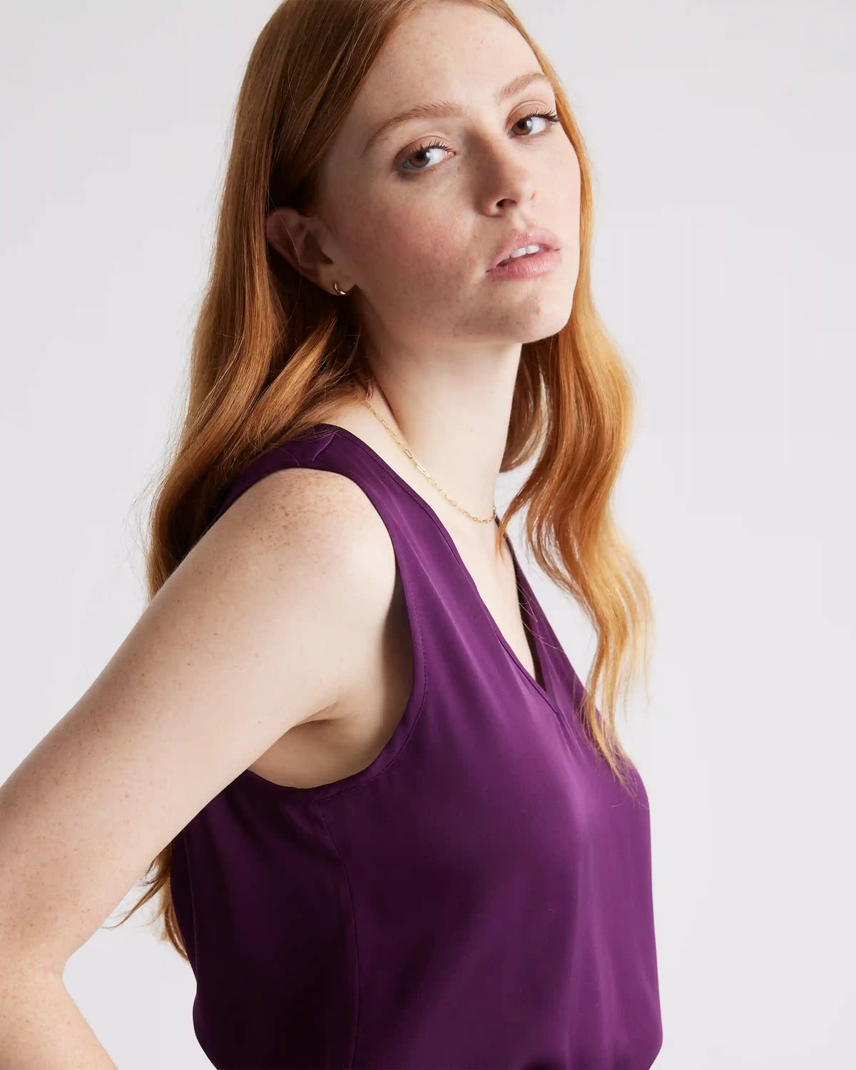 Washable Stretch Silk Tank