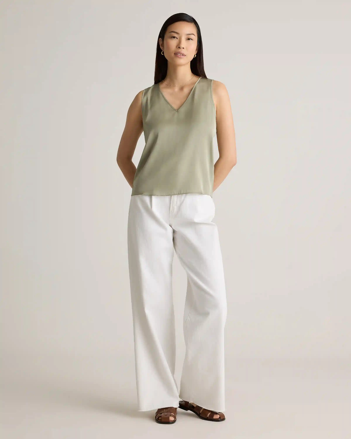 Washable Stretch Silk Tank