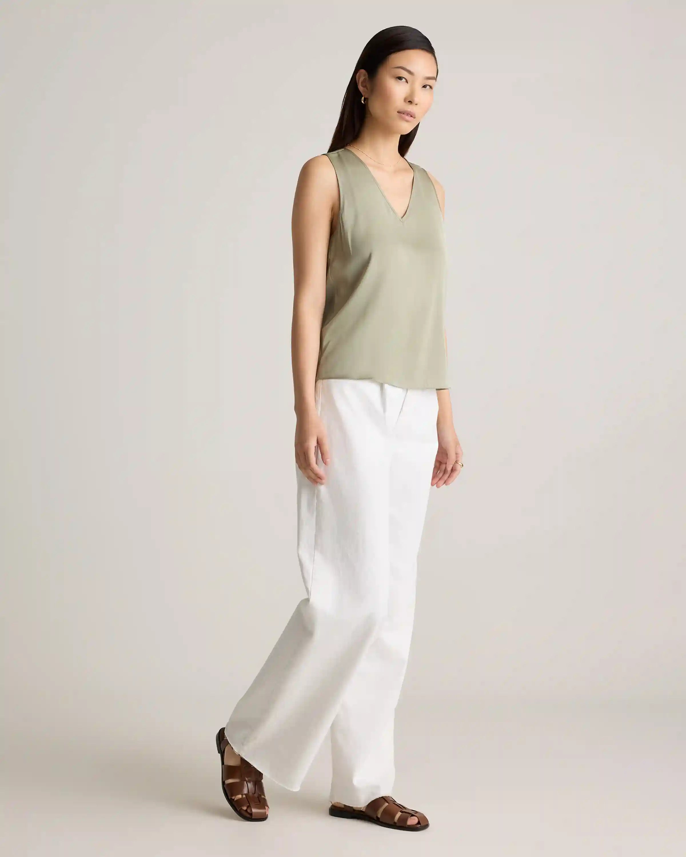 Washable Stretch Silk Tank