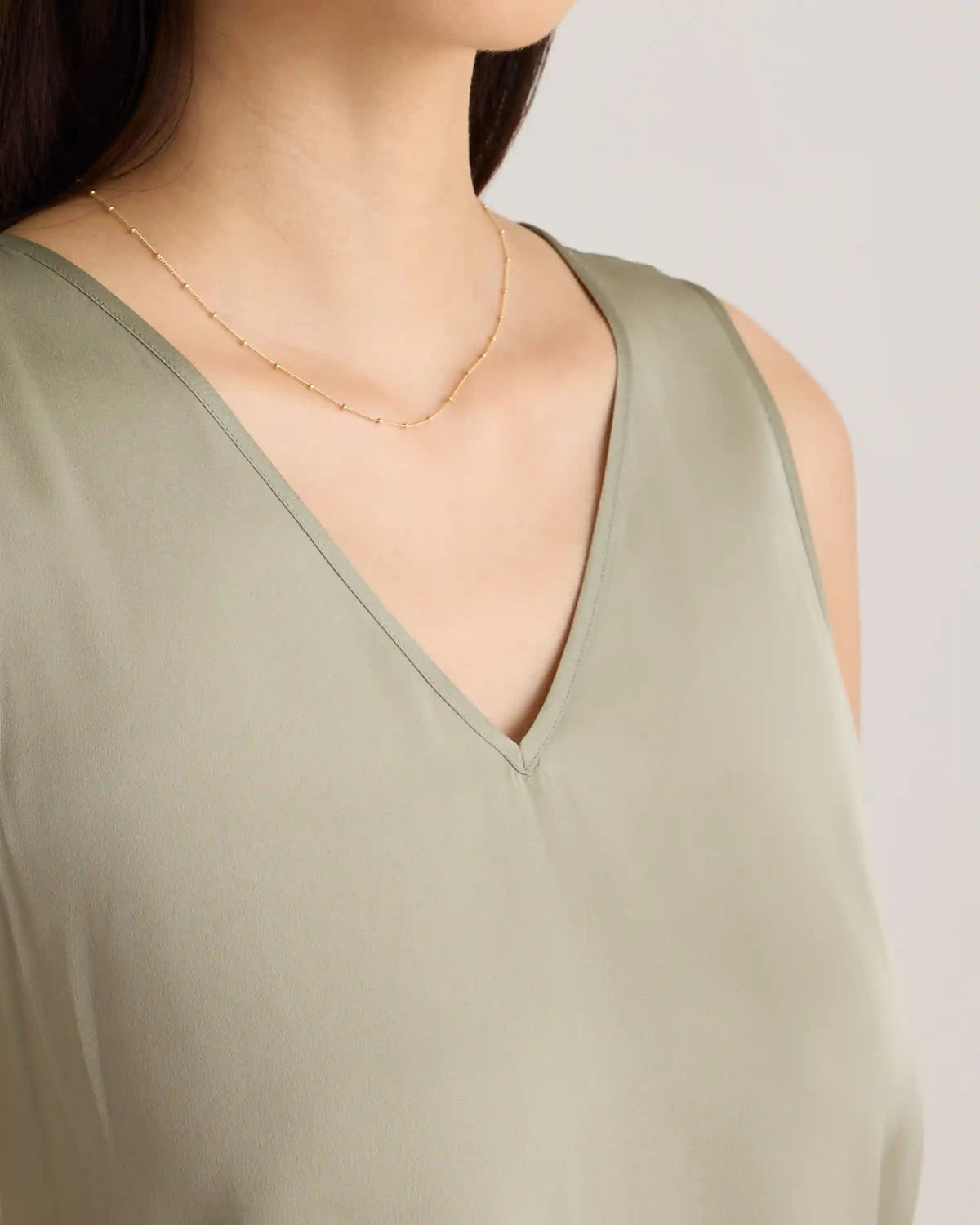 Washable Stretch Silk Tank