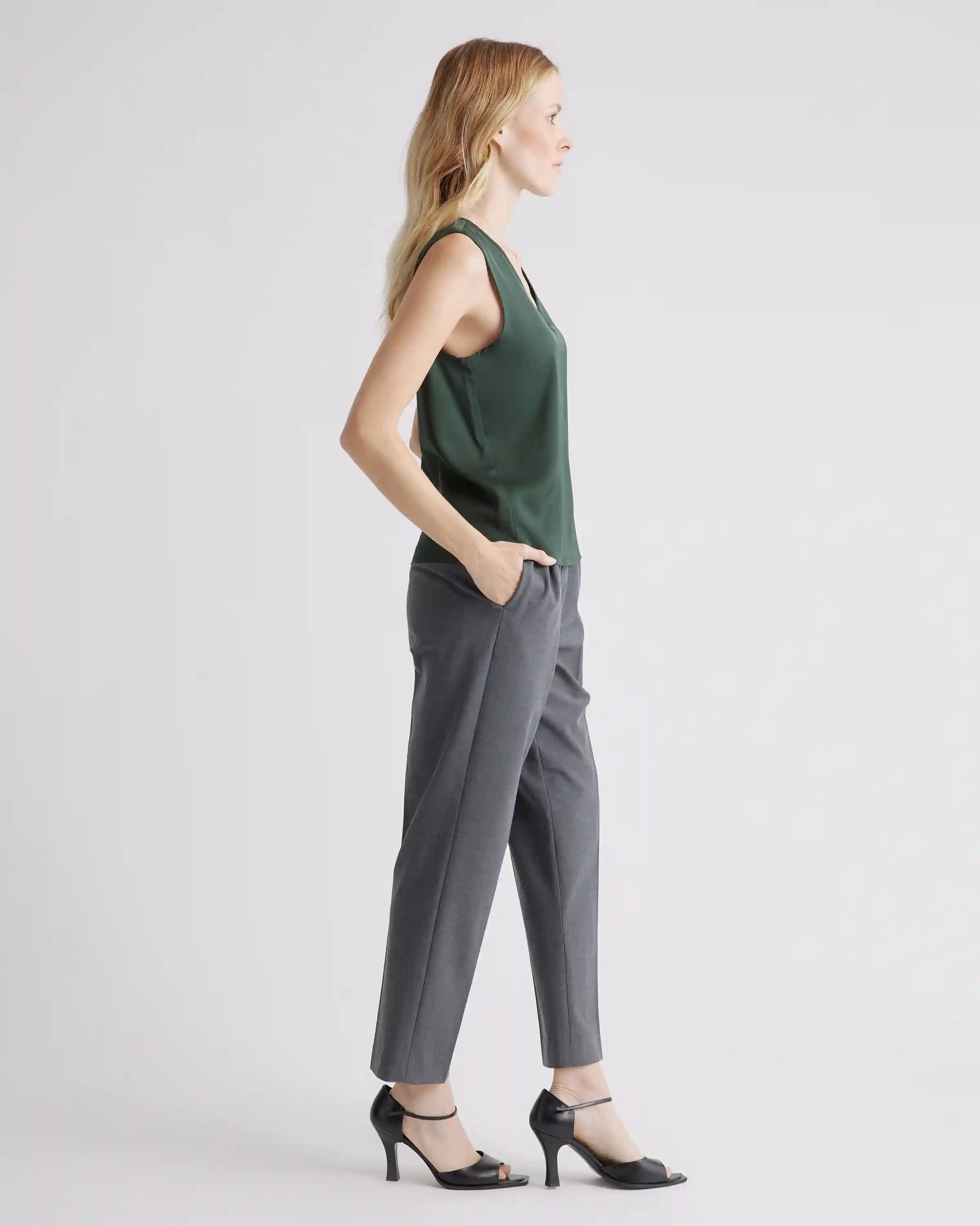 Washable Stretch Silk Tank