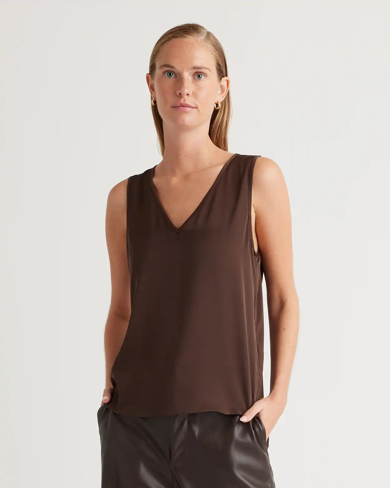 Washable Stretch Silk Tank