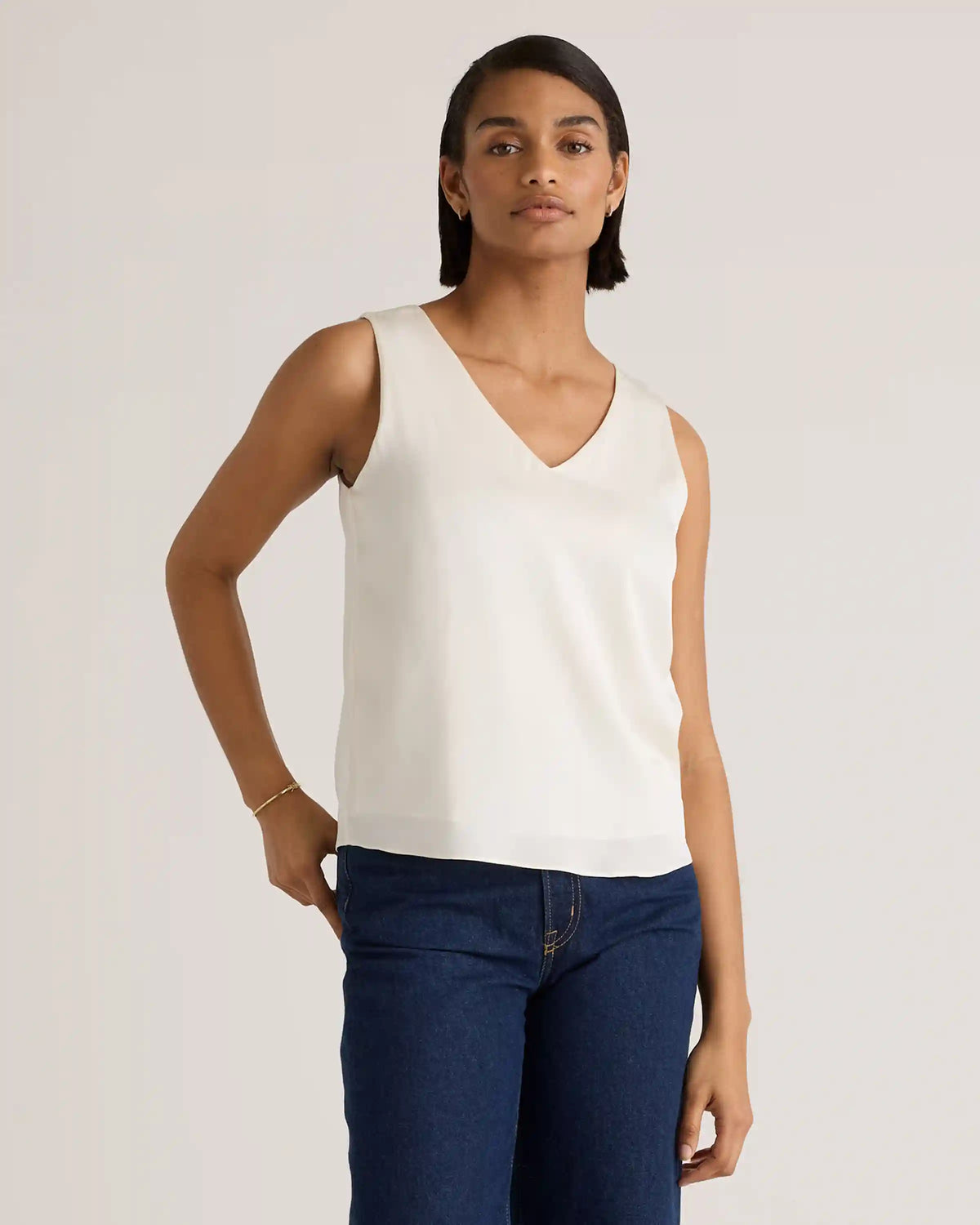 Washable Stretch Silk Tank