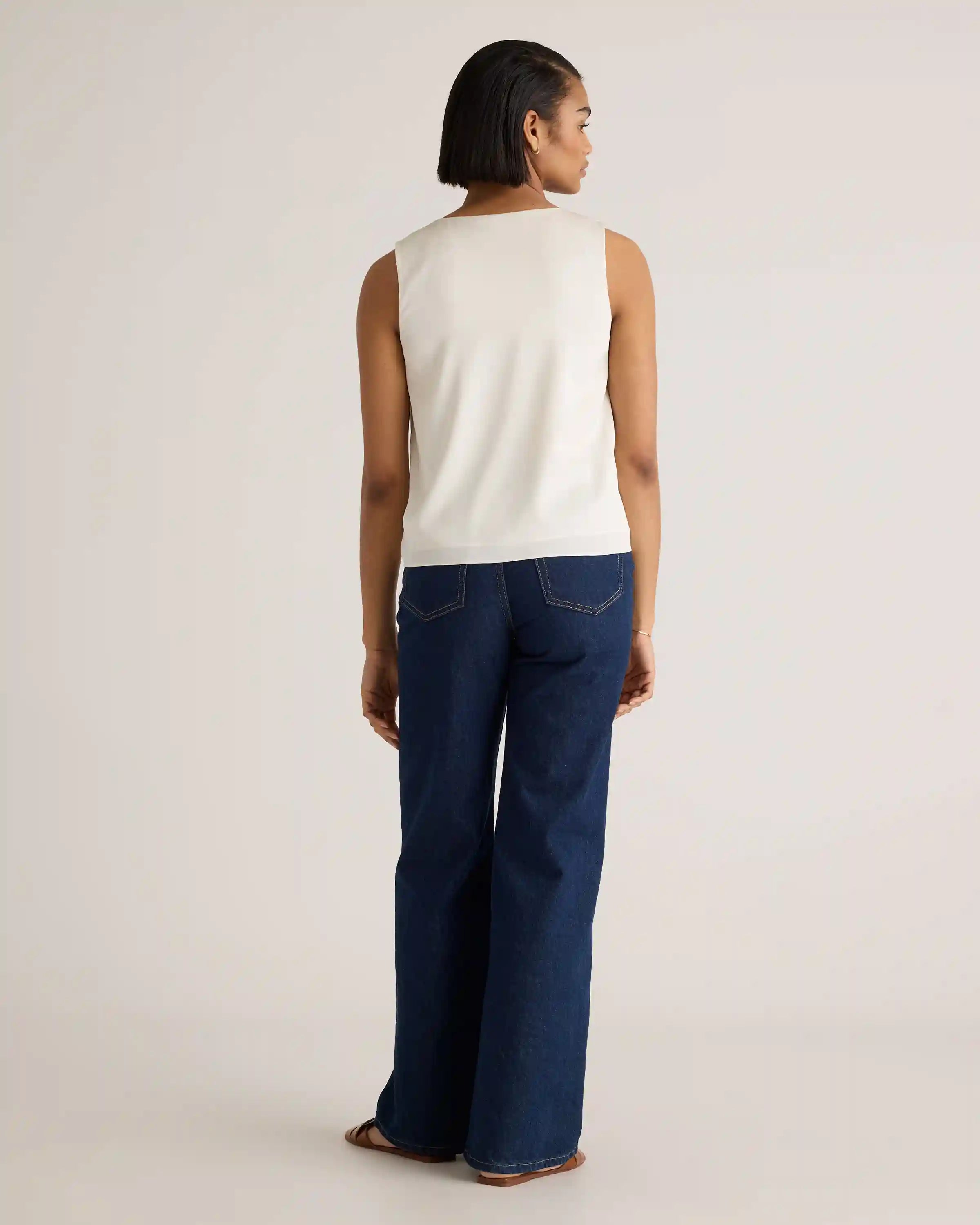 Washable Stretch Silk Tank