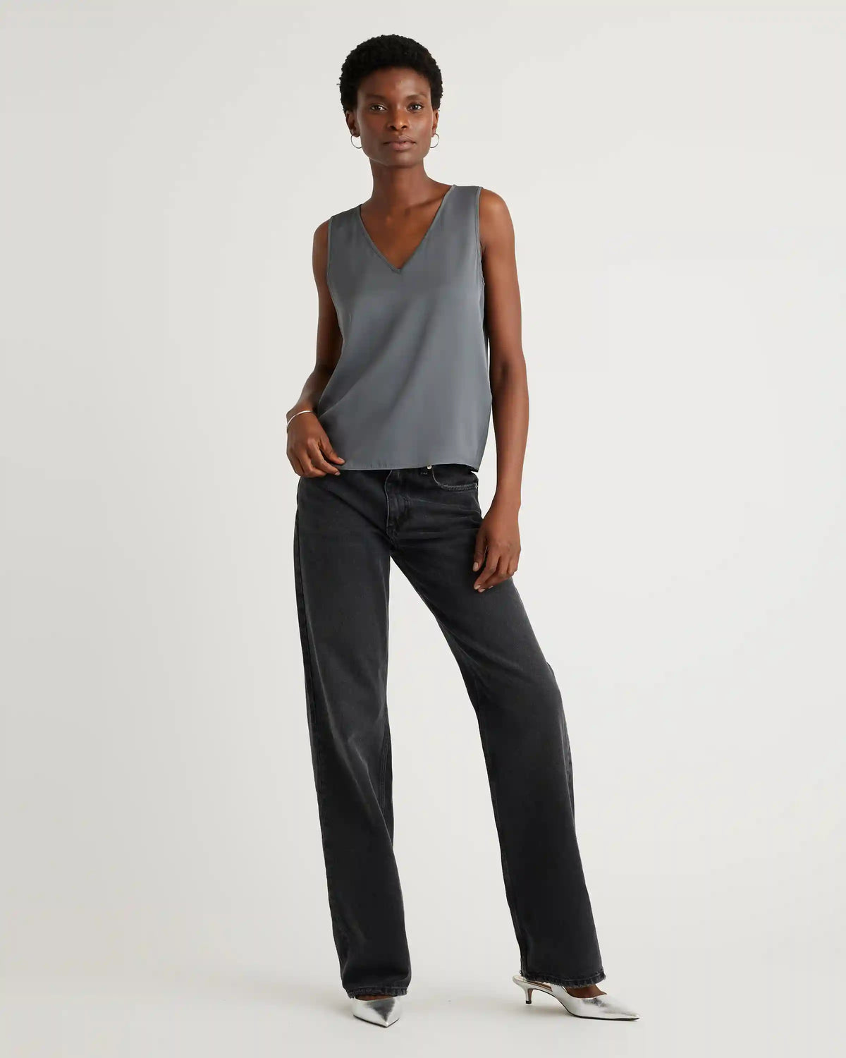 Washable Stretch Silk Tank