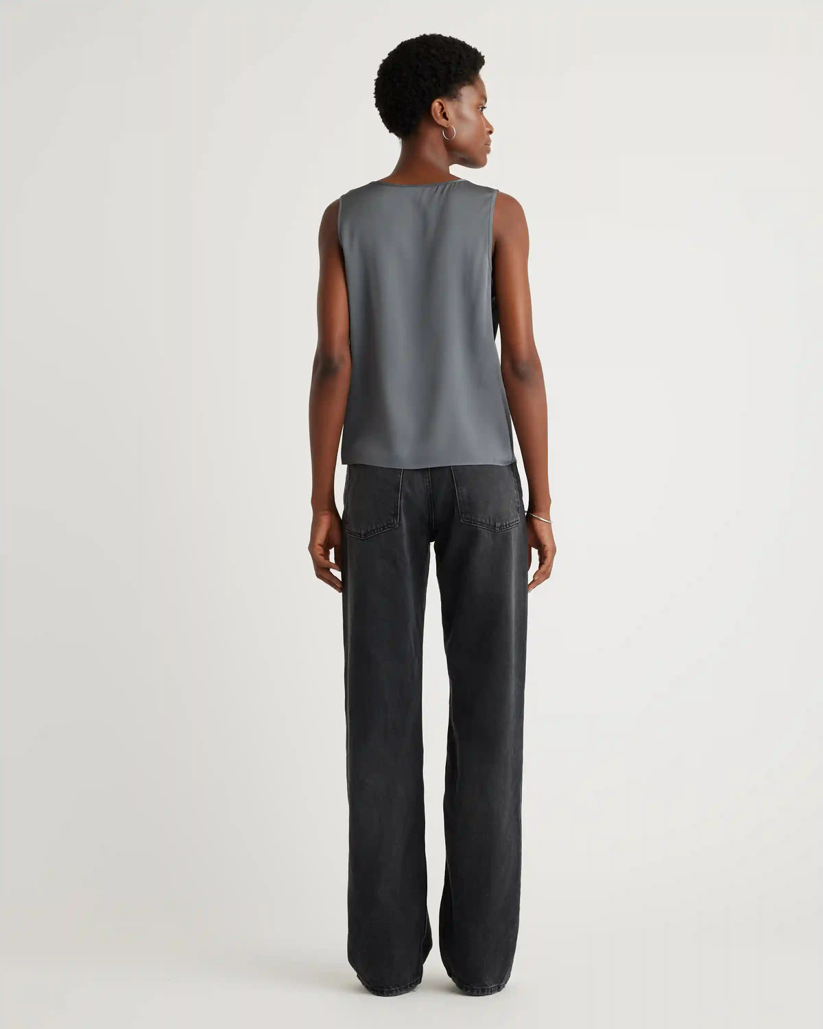 Washable Stretch Silk Tank