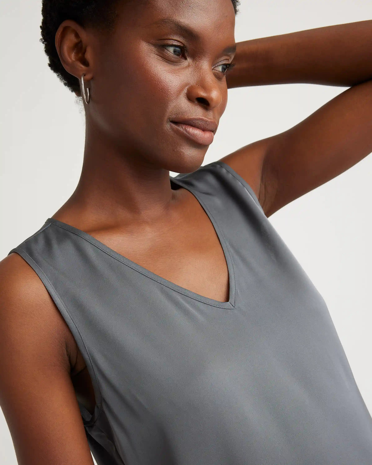 Washable Stretch Silk Tank