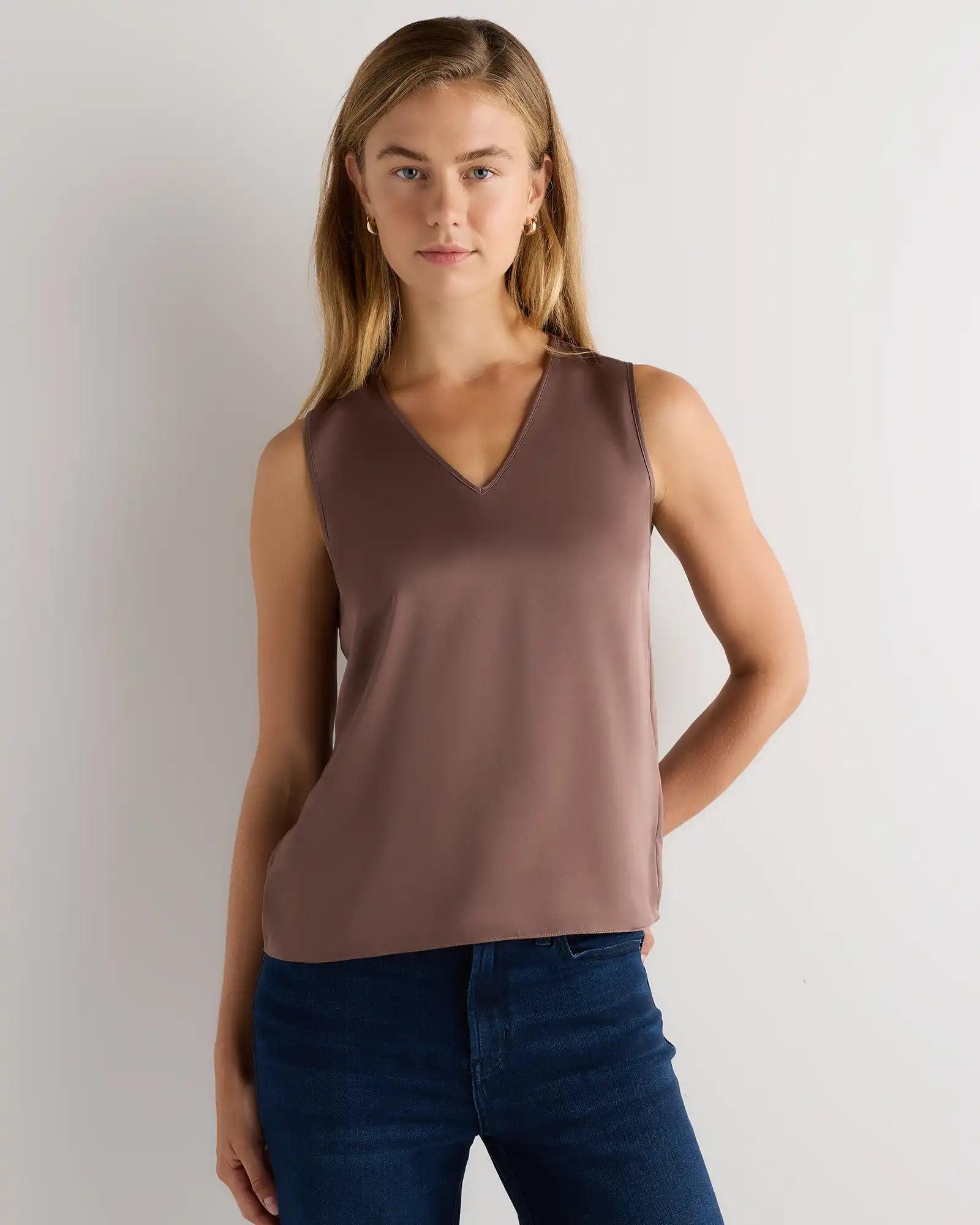 Washable Stretch Silk Tank