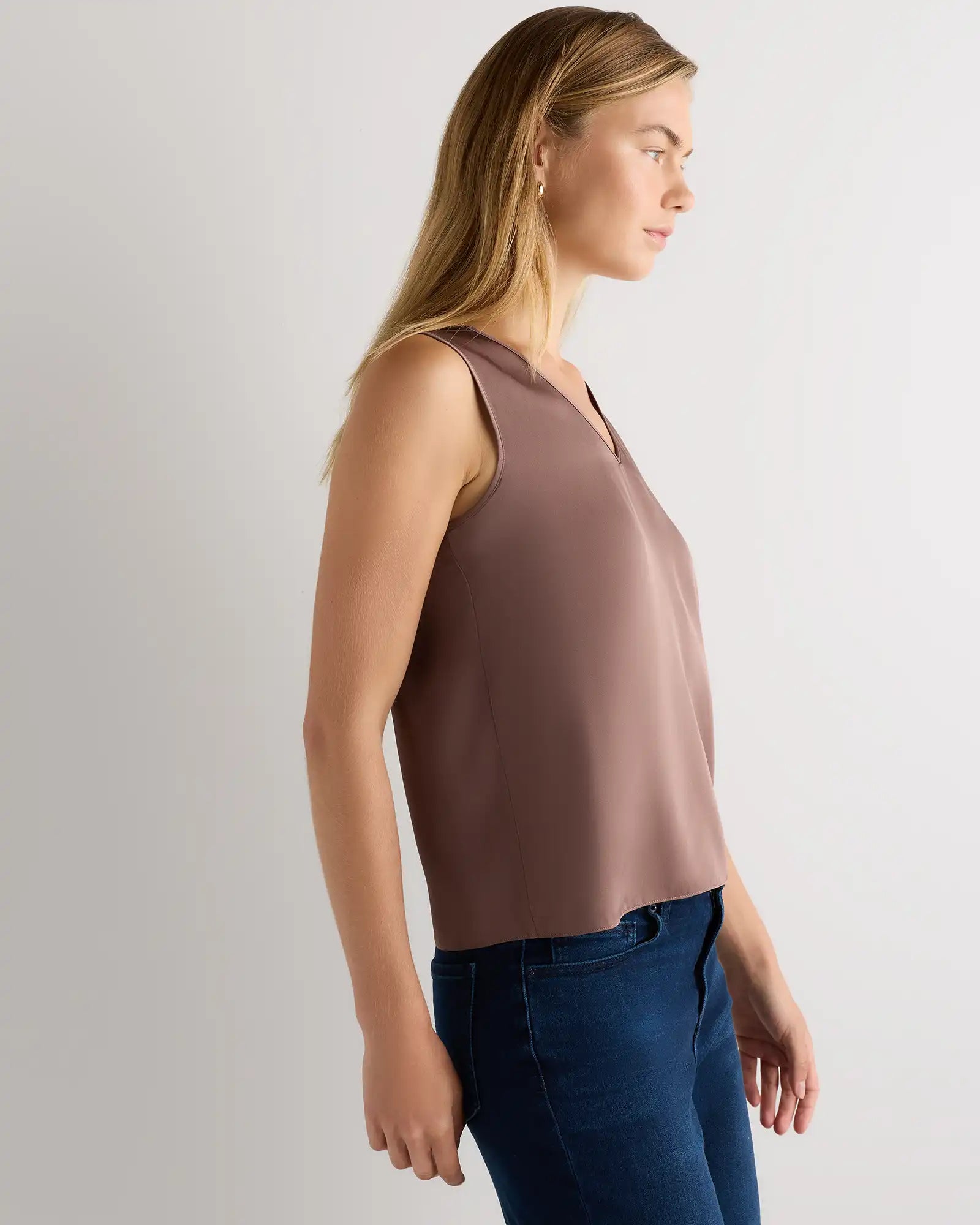Washable Stretch Silk Tank