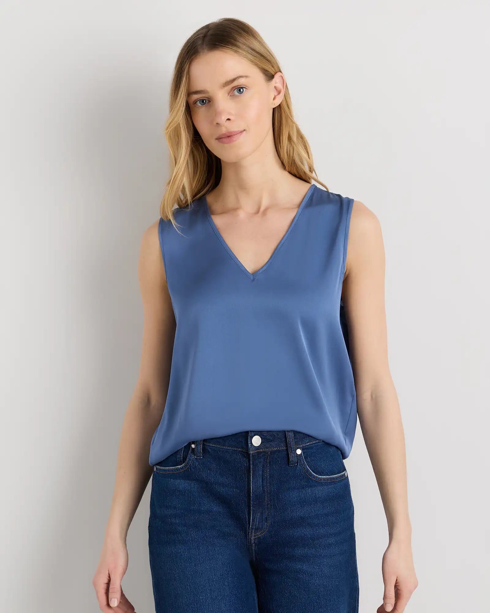 Washable Stretch Silk Tank
