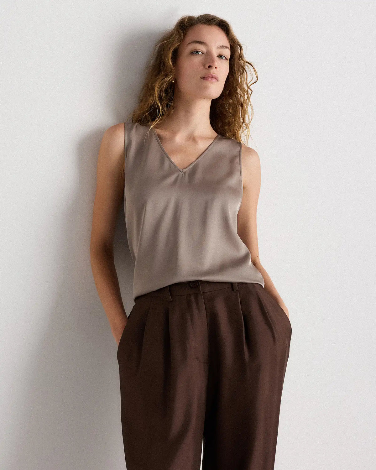 Washable Stretch Silk Tank