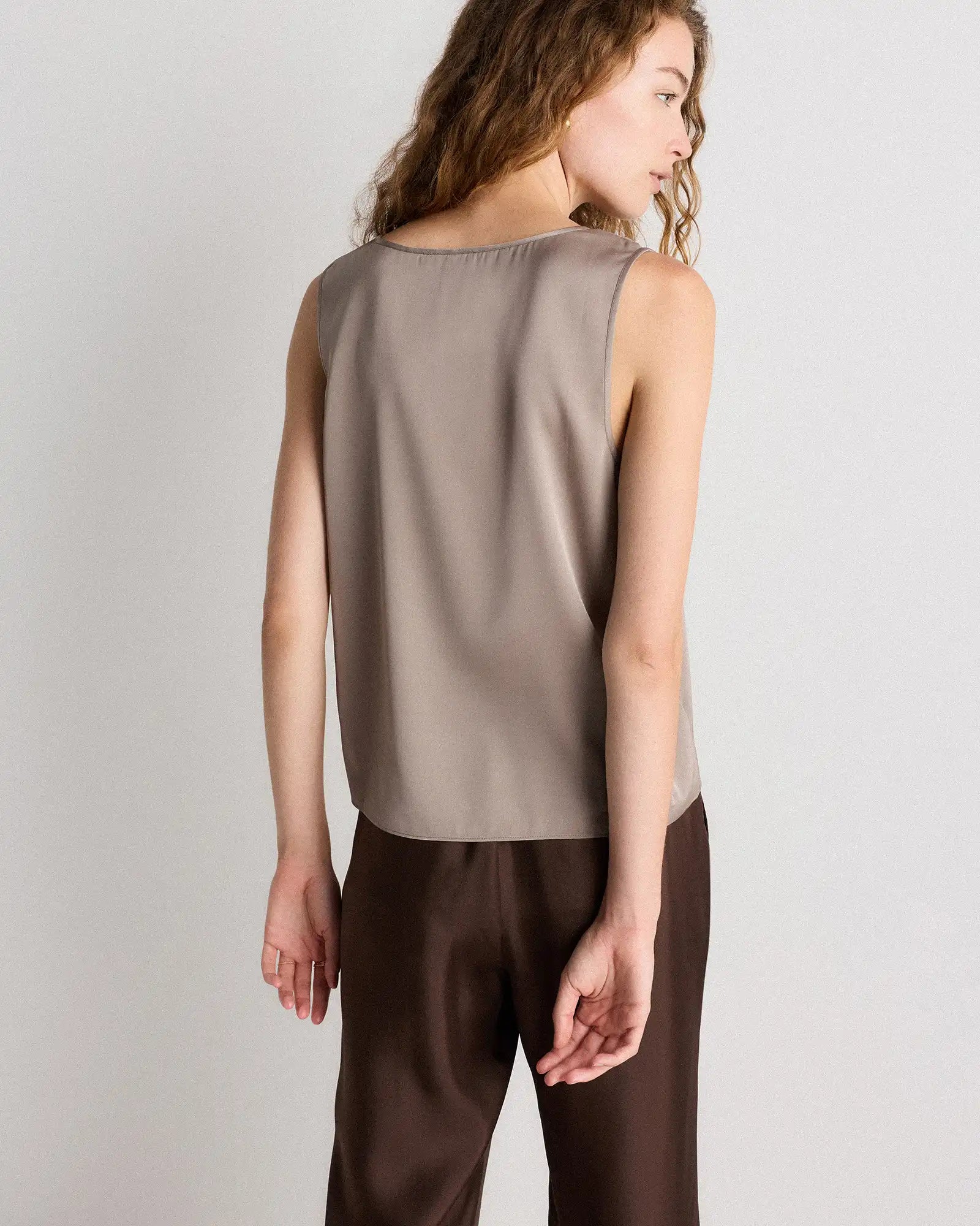 Washable Stretch Silk Tank