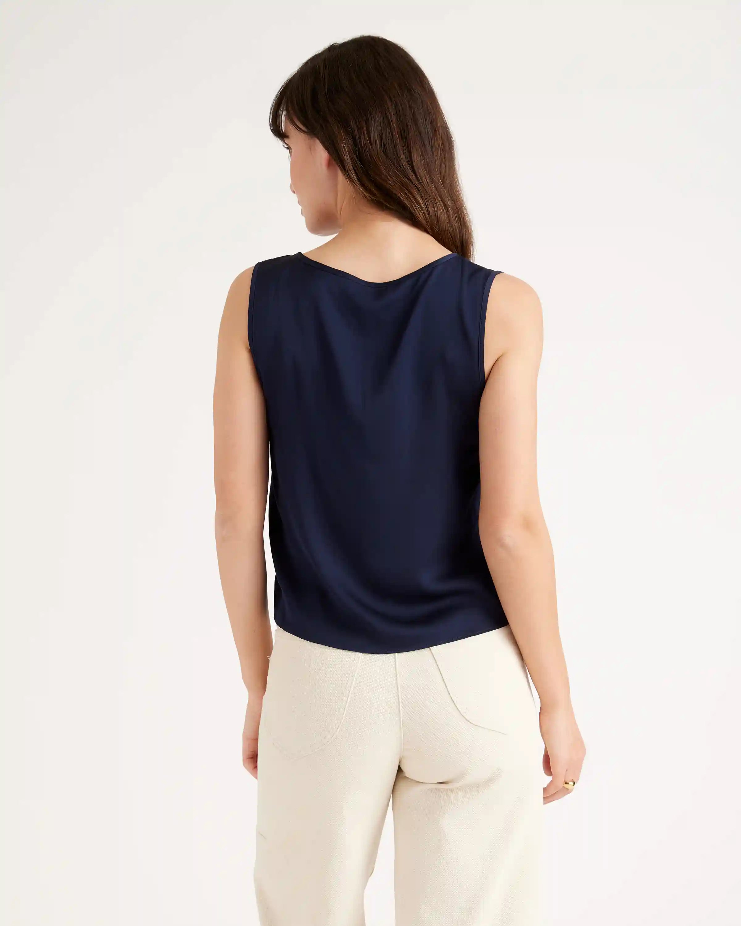 Washable Stretch Silk Tank