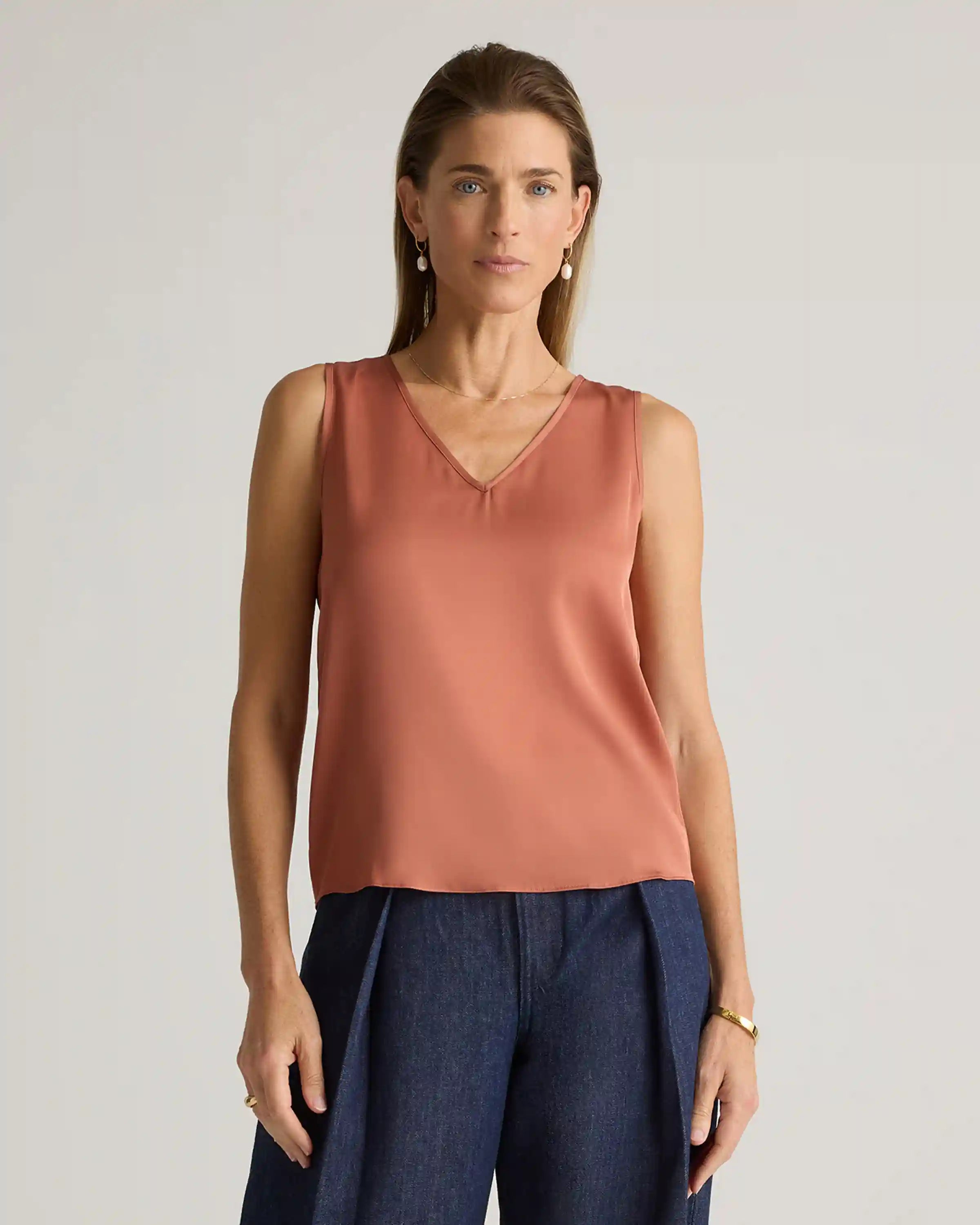 Washable Stretch Silk Tank