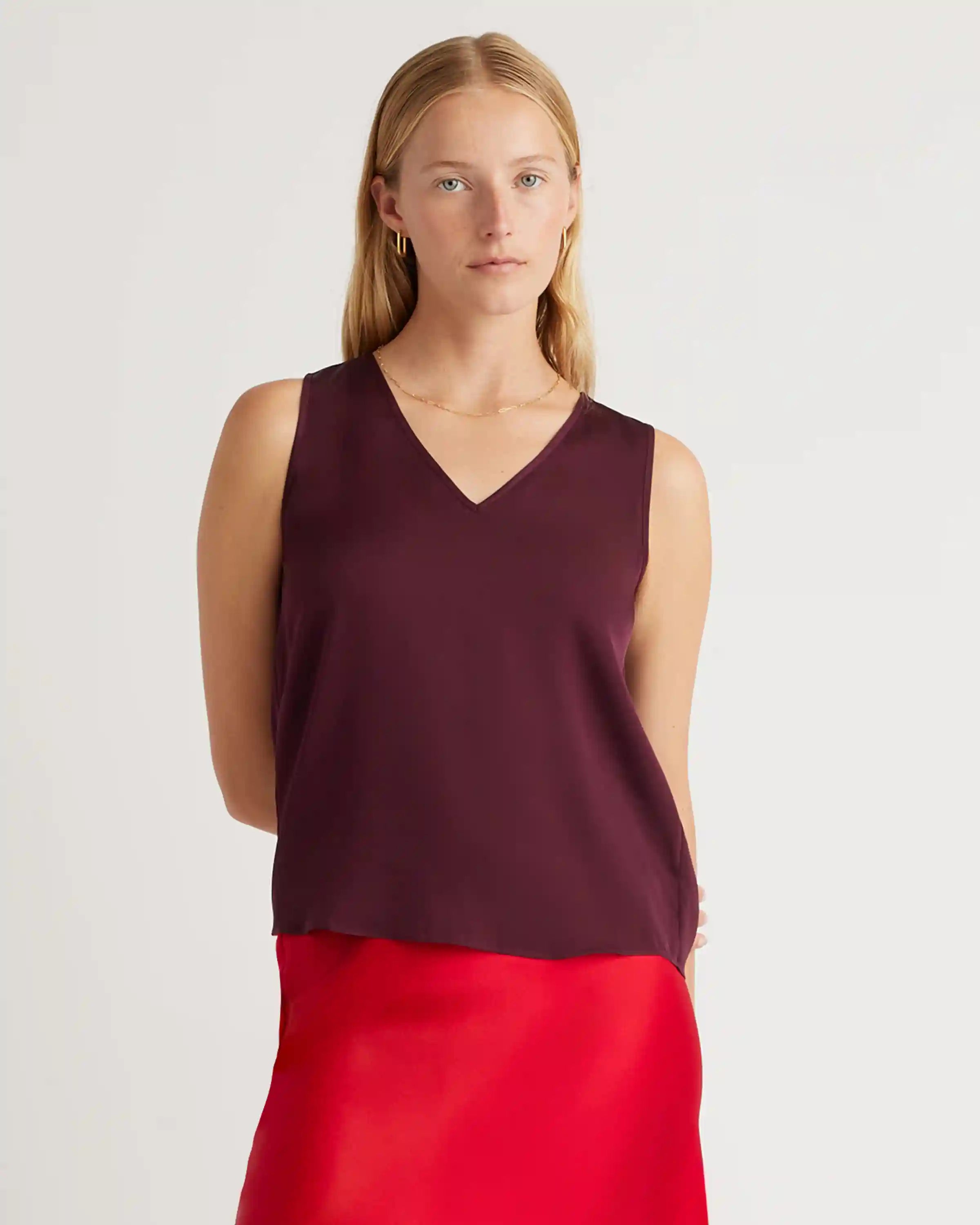 Washable Stretch Silk Tank