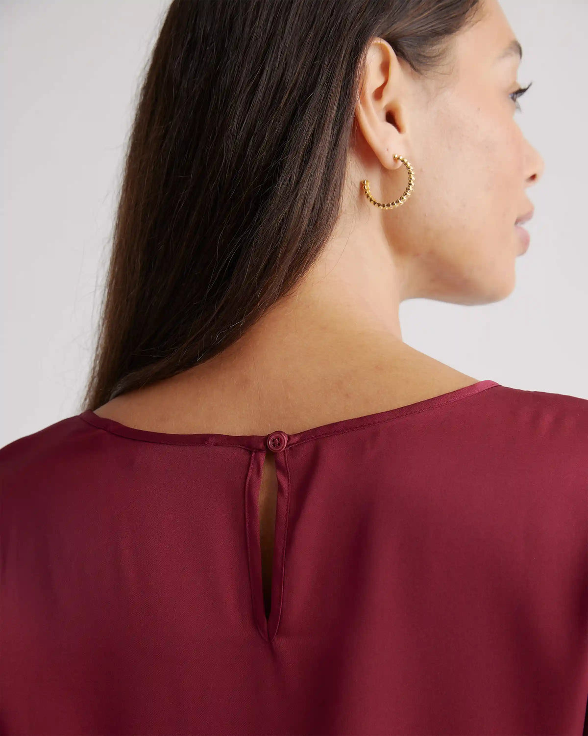 Washable Stretch Silk Tee