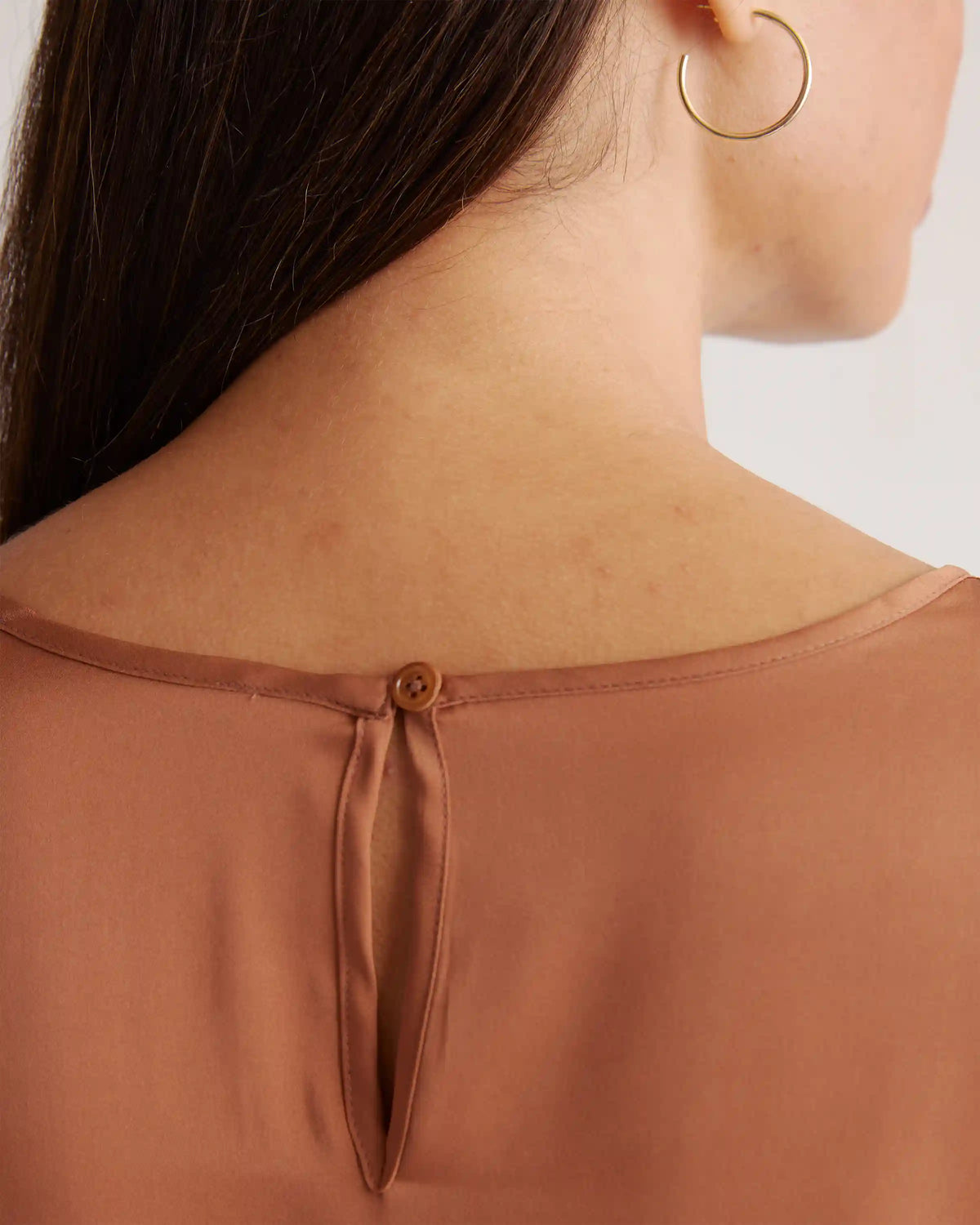 Washable Stretch Silk Tee