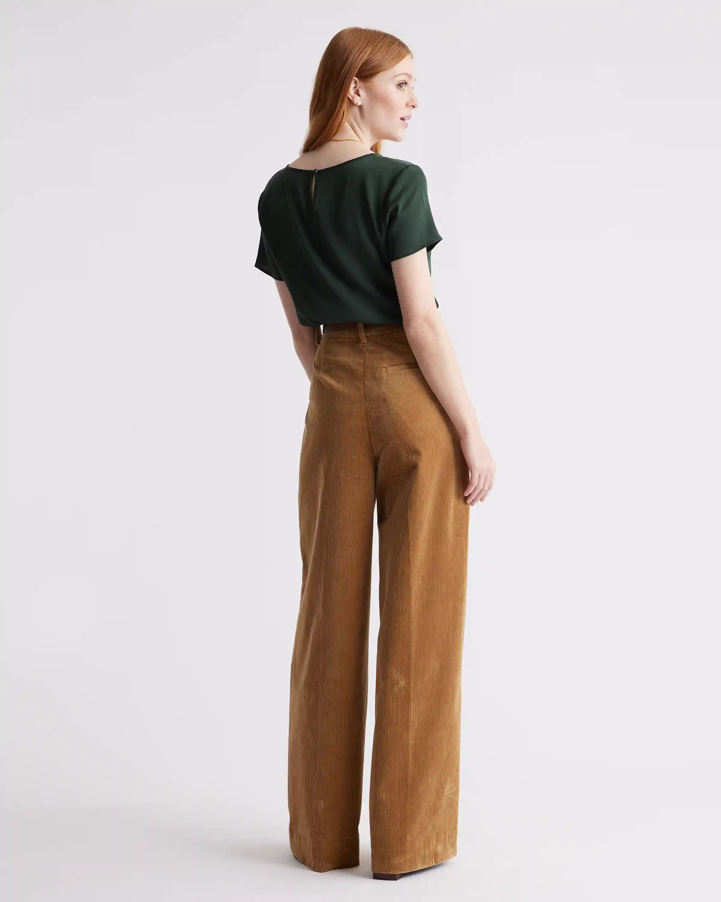 Washable Stretch Silk Tee