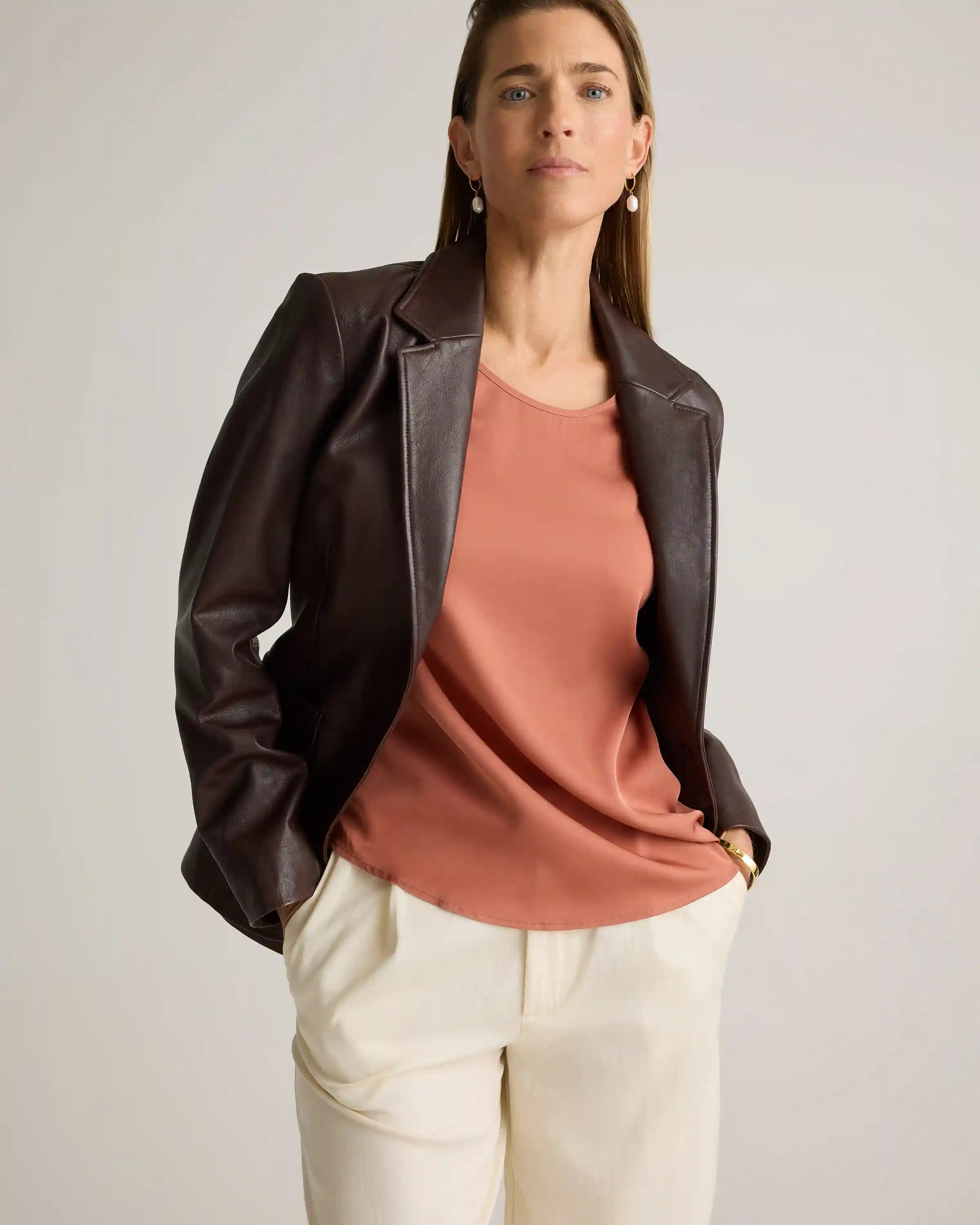 Washable Stretch Silk Tee