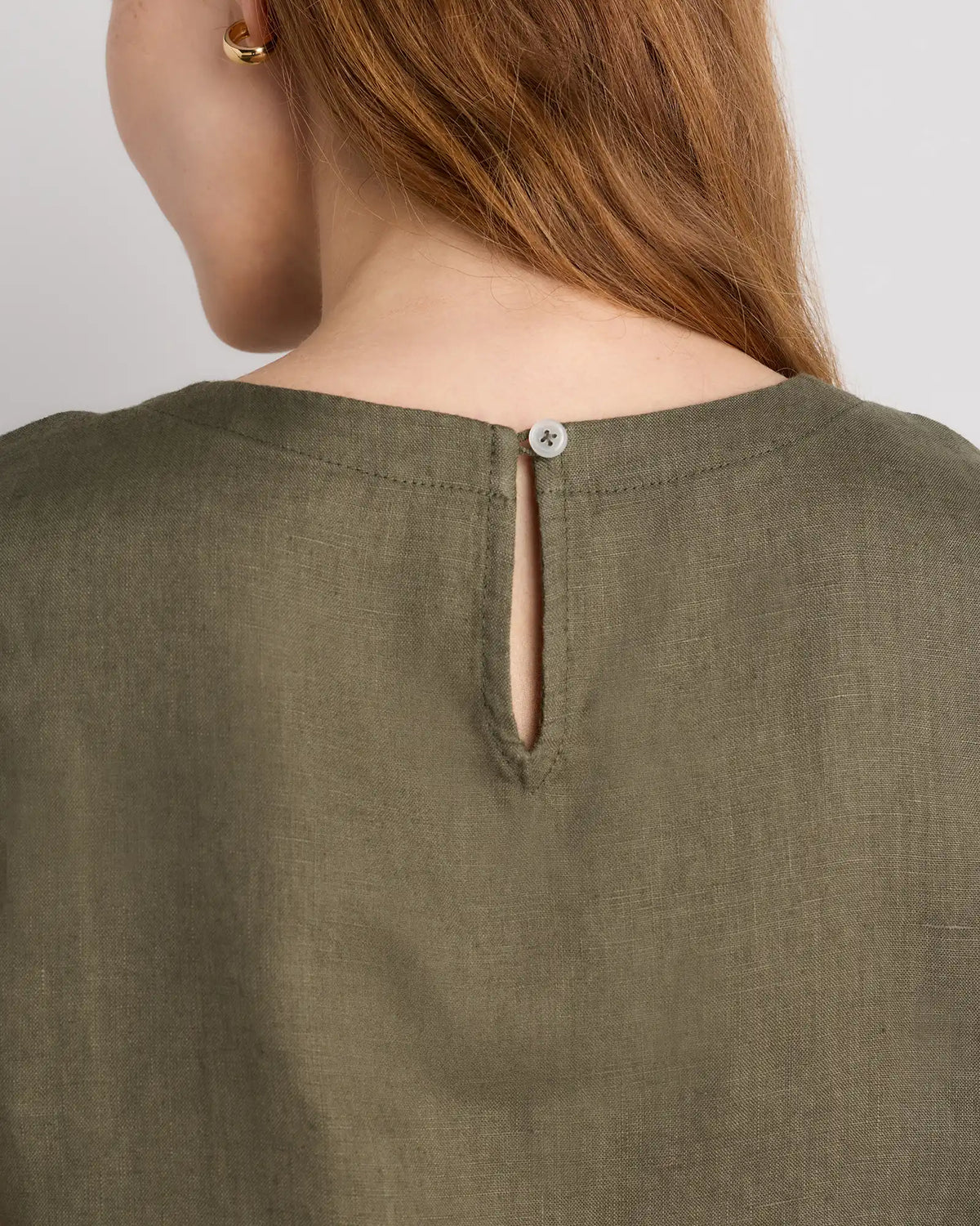 100% European Linen Tank