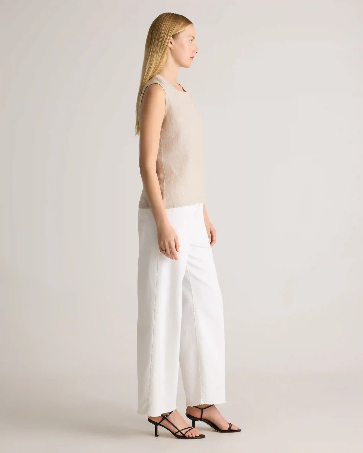 100% European Linen Tank