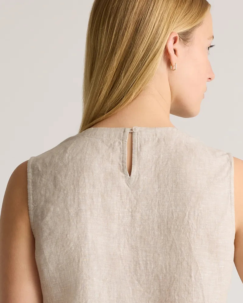 100% European Linen Tank