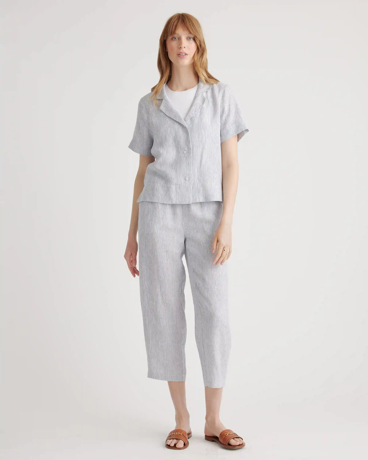 100% European Linen Short Sleeve Shirt