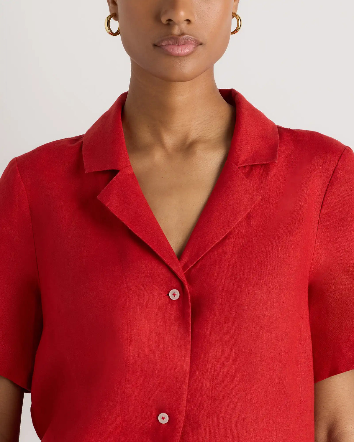 100% European Linen Short Sleeve Shirt