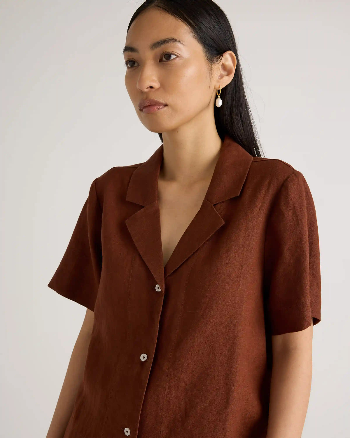 100% European Linen Short Sleeve Shirt