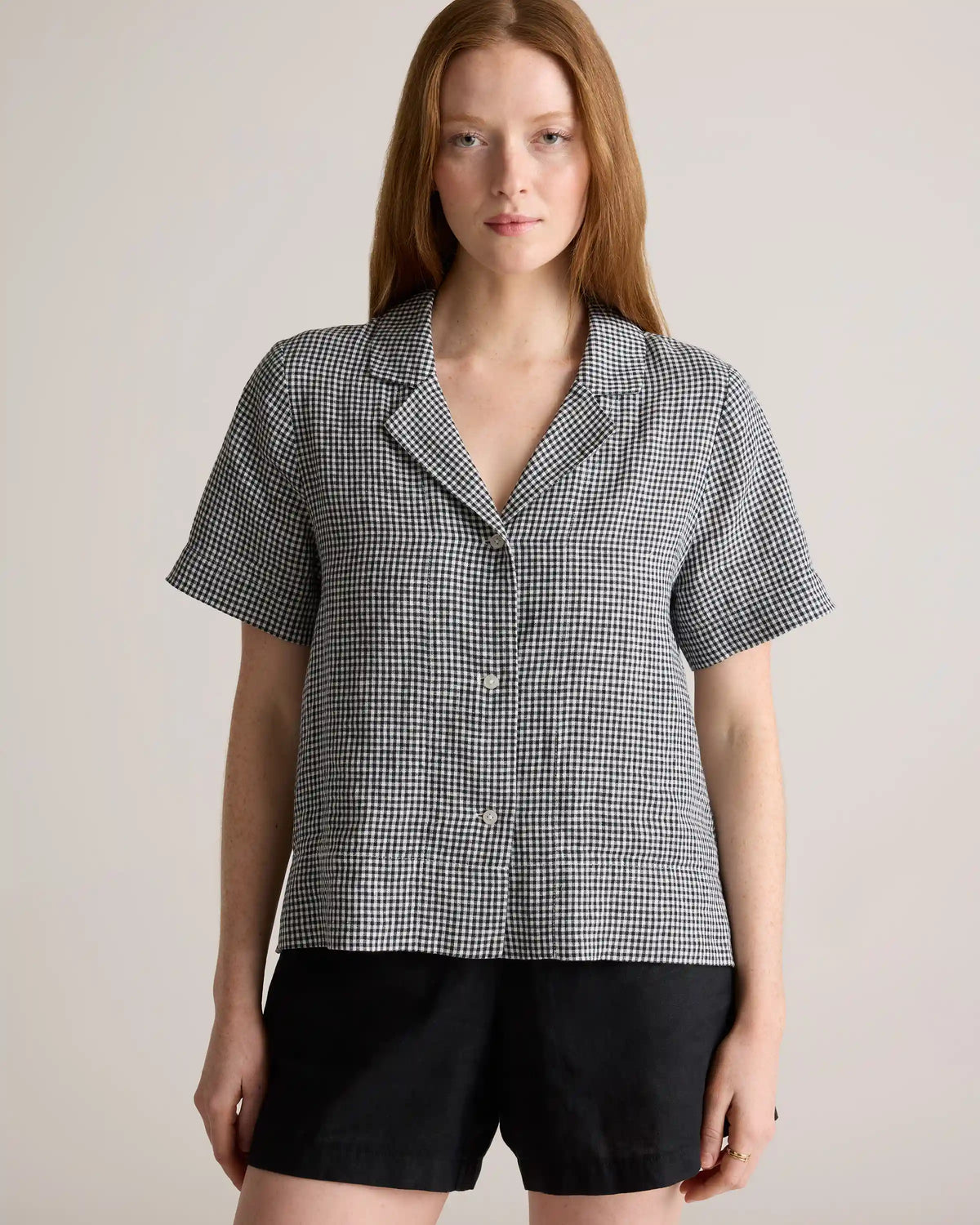 100% European Linen Short Sleeve Shirt