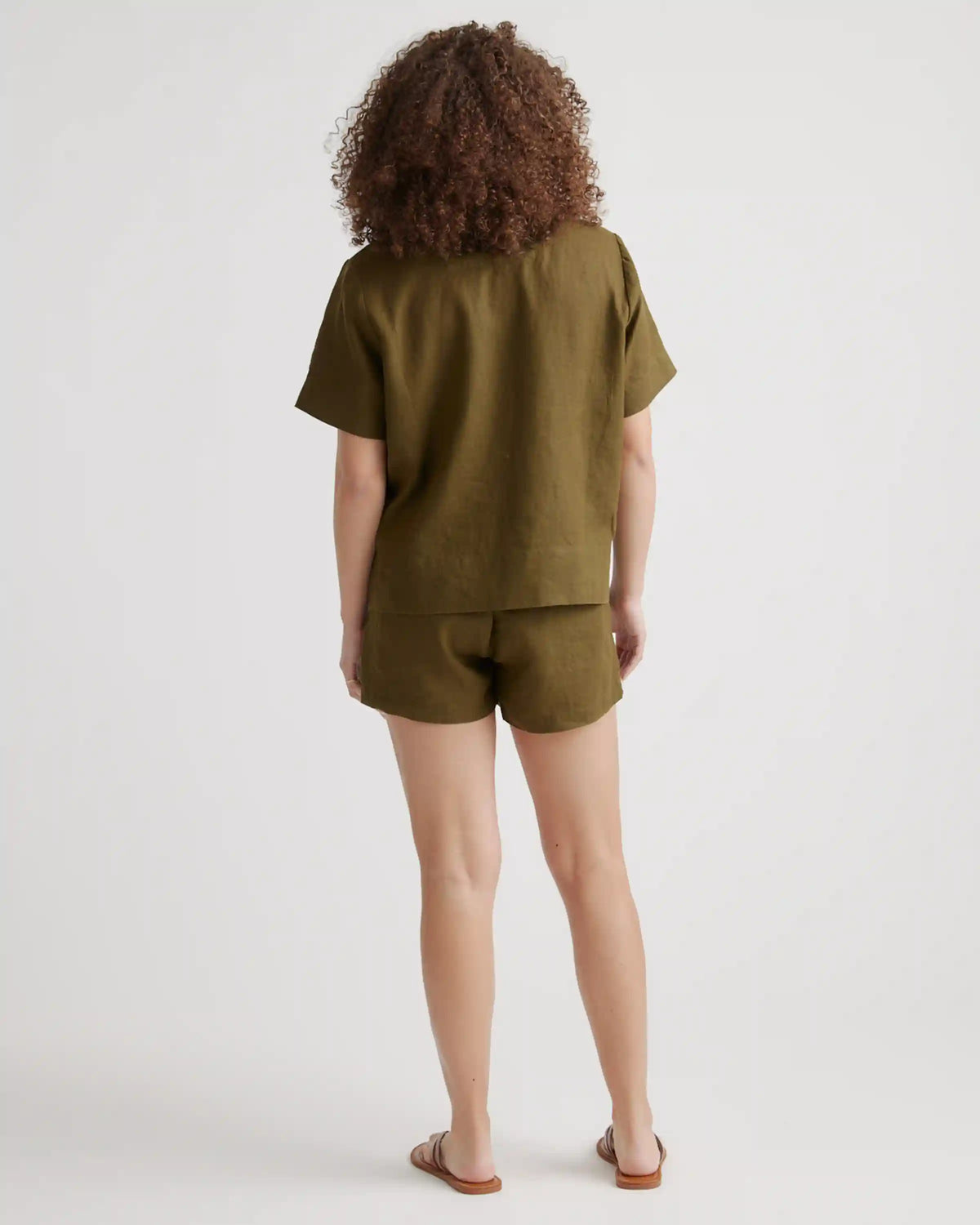 100% European Linen Short Sleeve Shirt