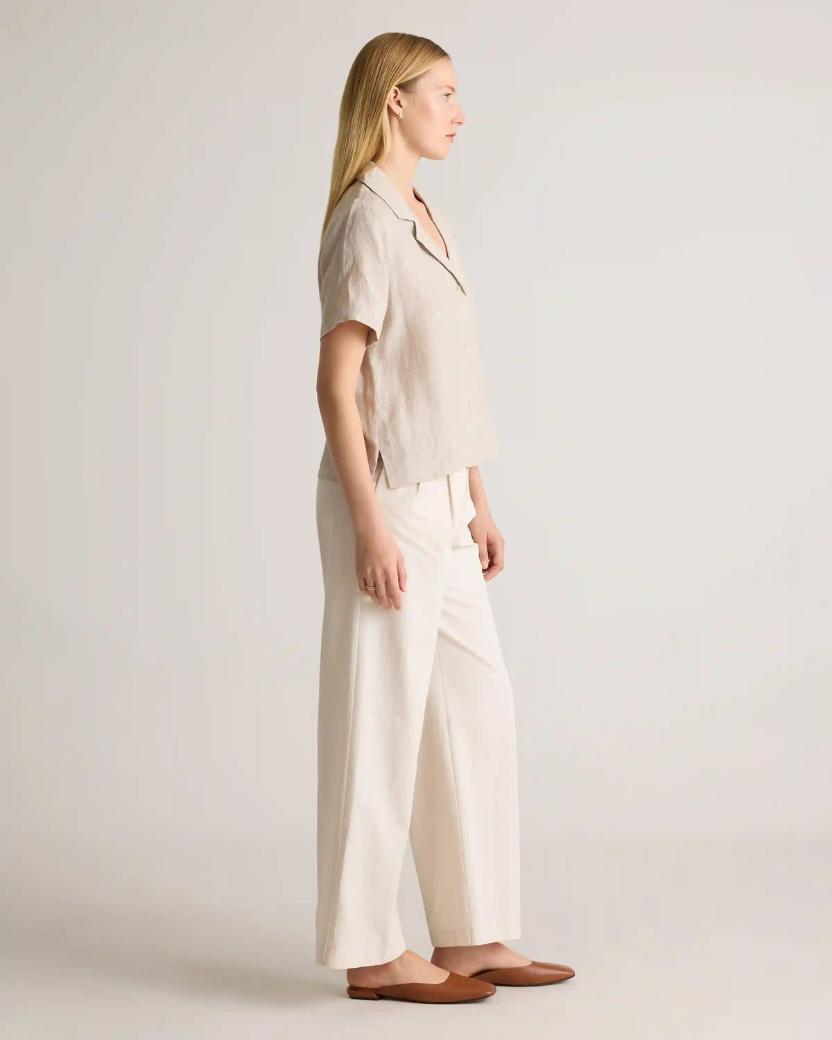 100% European Linen Short Sleeve Shirt