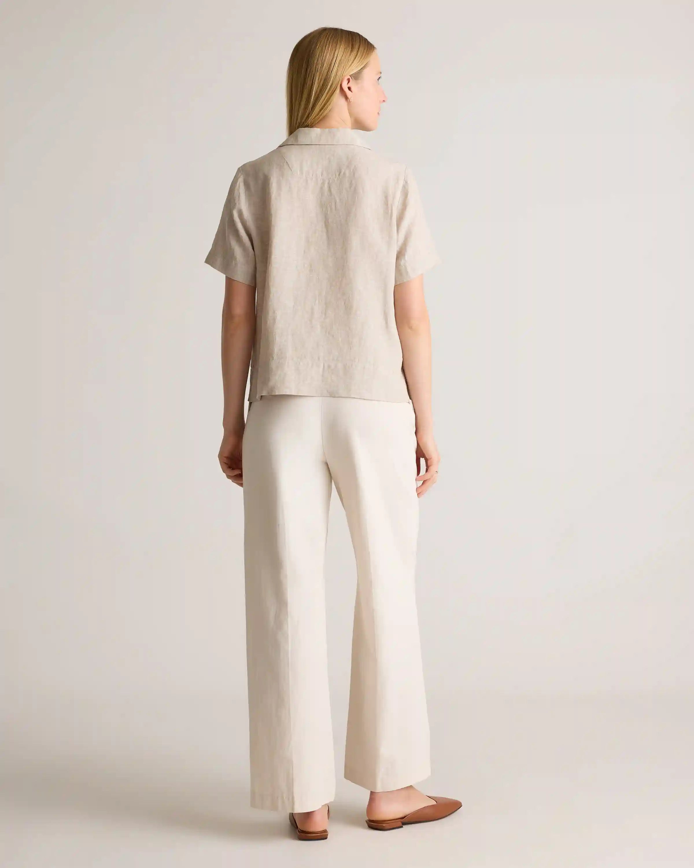 100% European Linen Short Sleeve Shirt