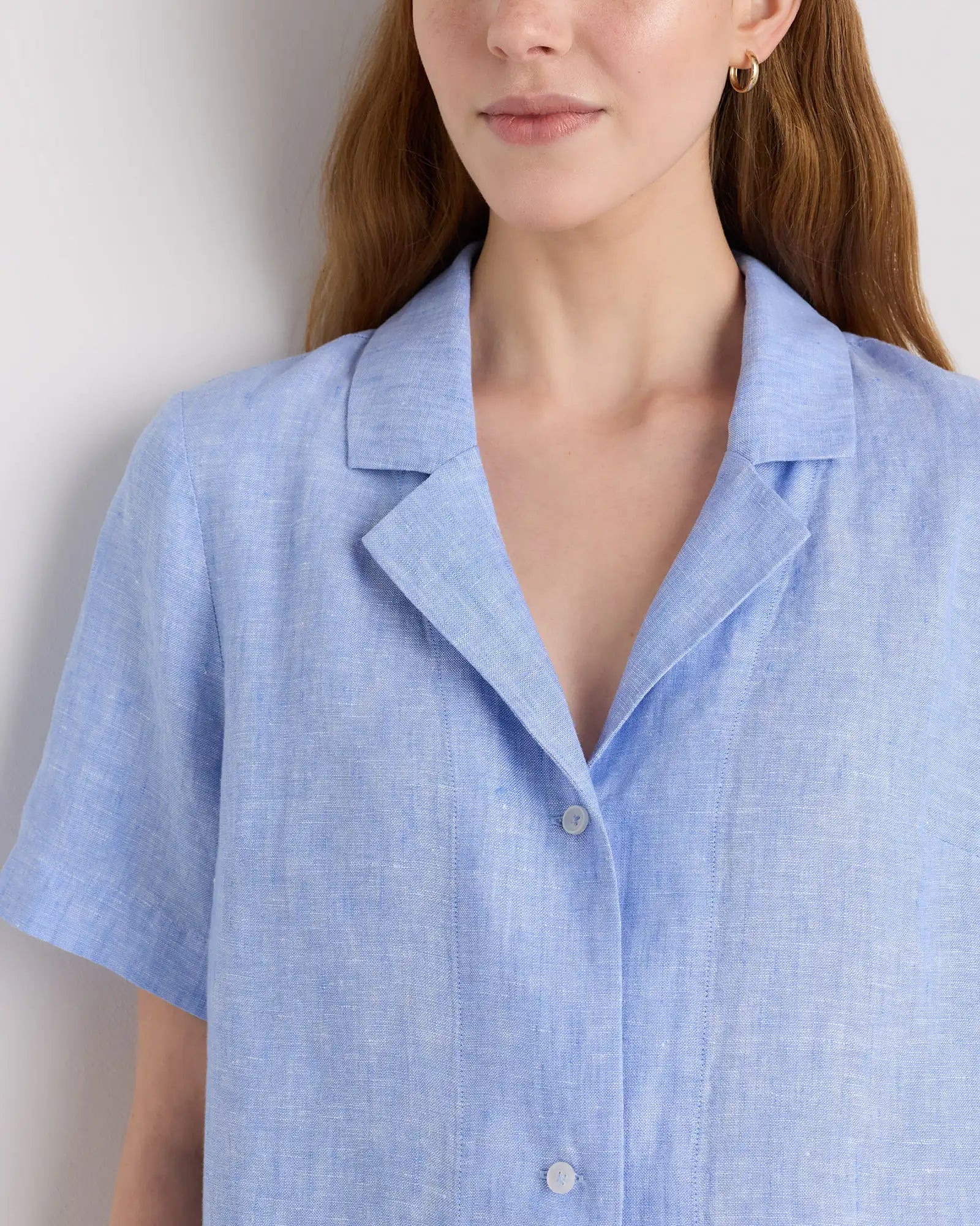 100% European Linen Short Sleeve Shirt