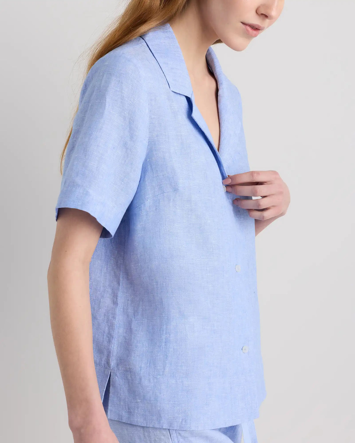 100% European Linen Short Sleeve Shirt