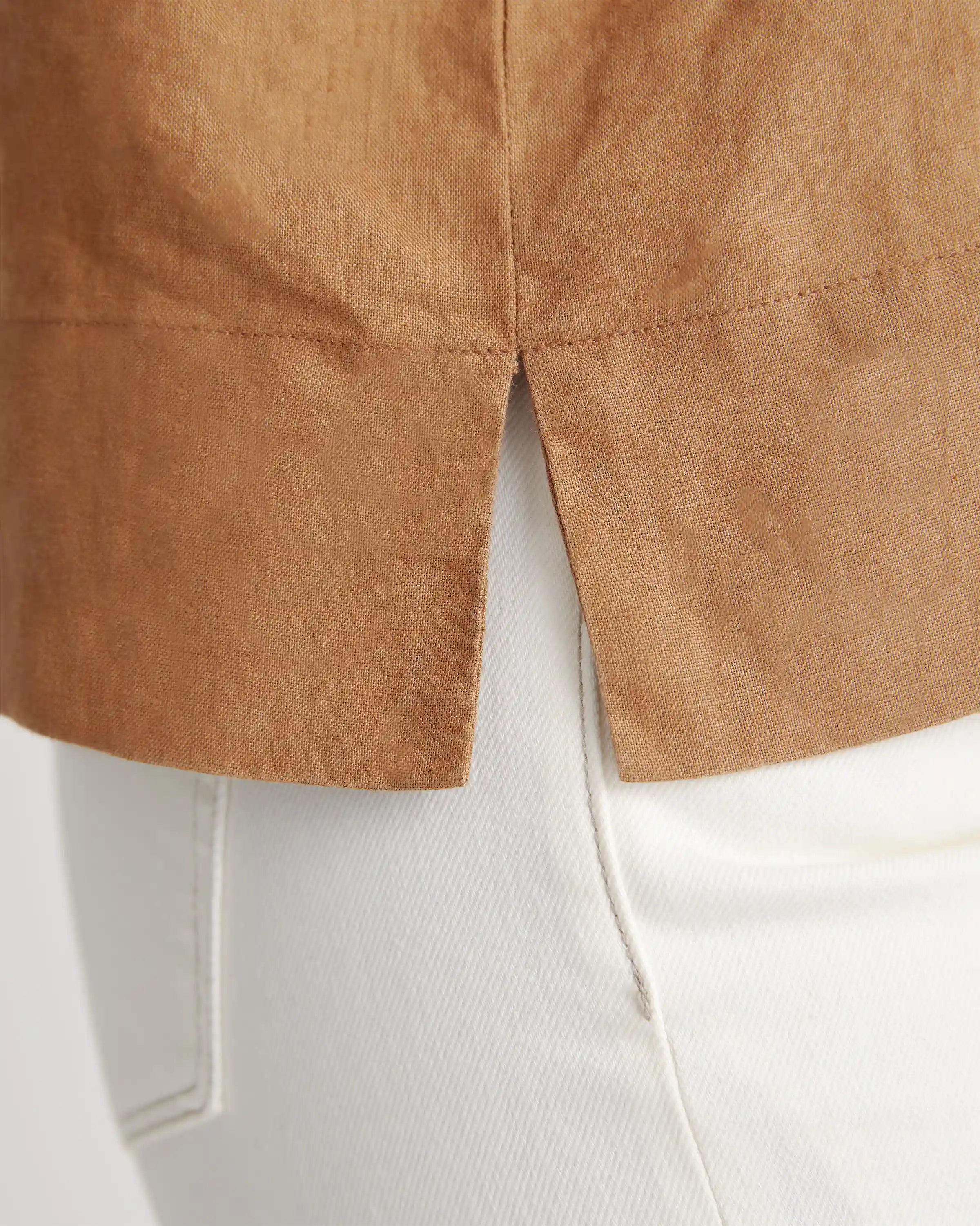 100% European Linen Short Sleeve Shirt