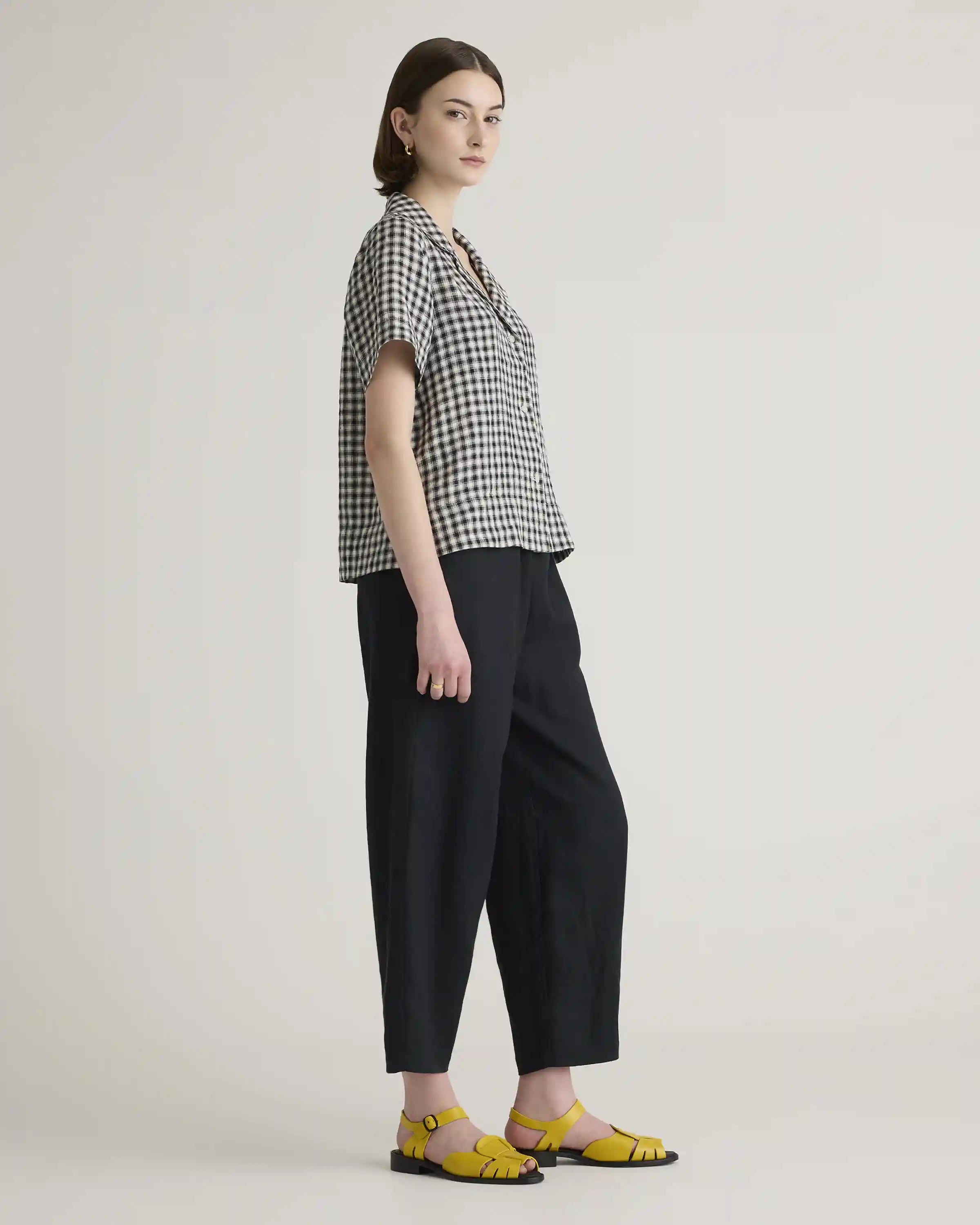 100% European Linen Short Sleeve Shirt