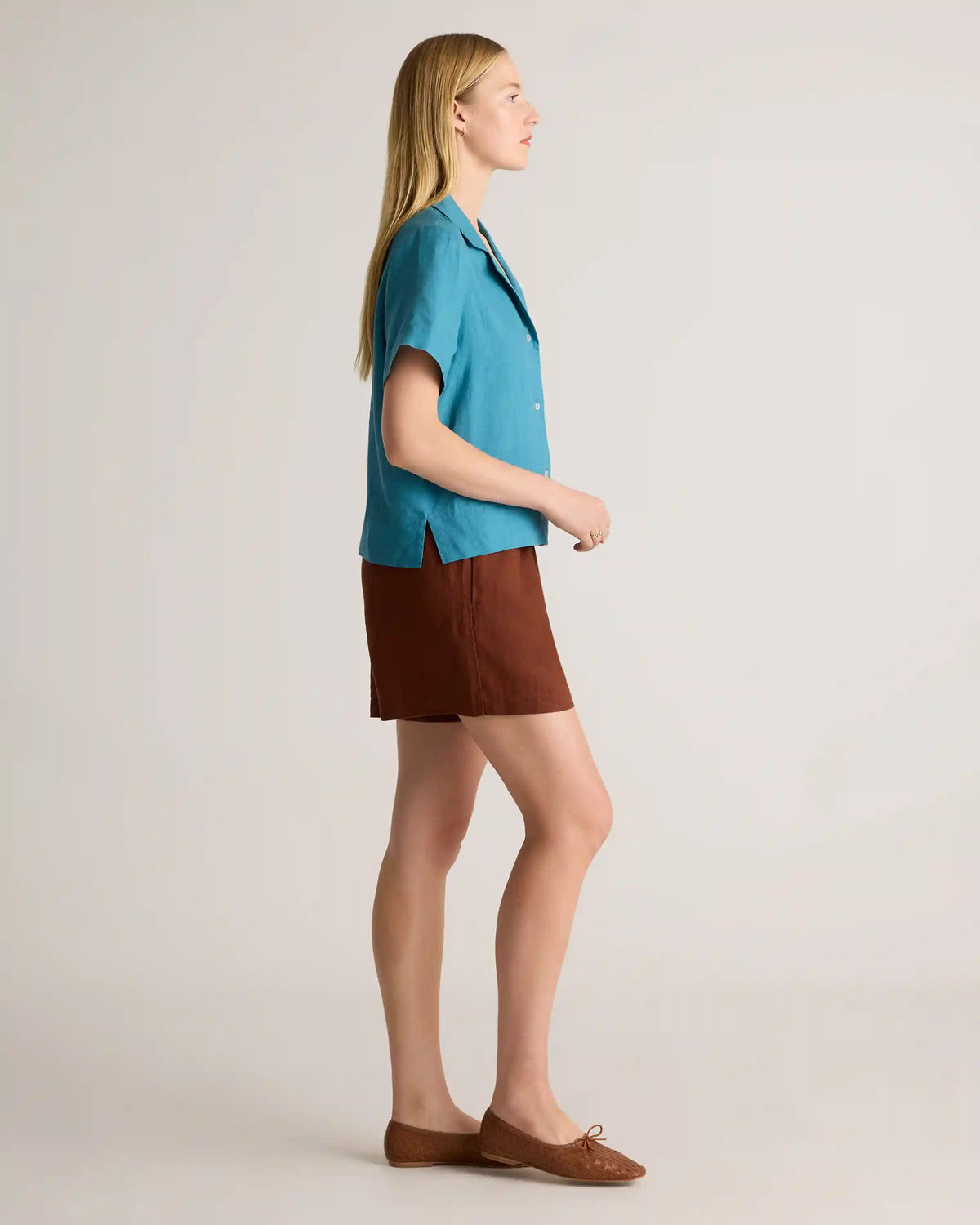 100% European Linen Short Sleeve Shirt