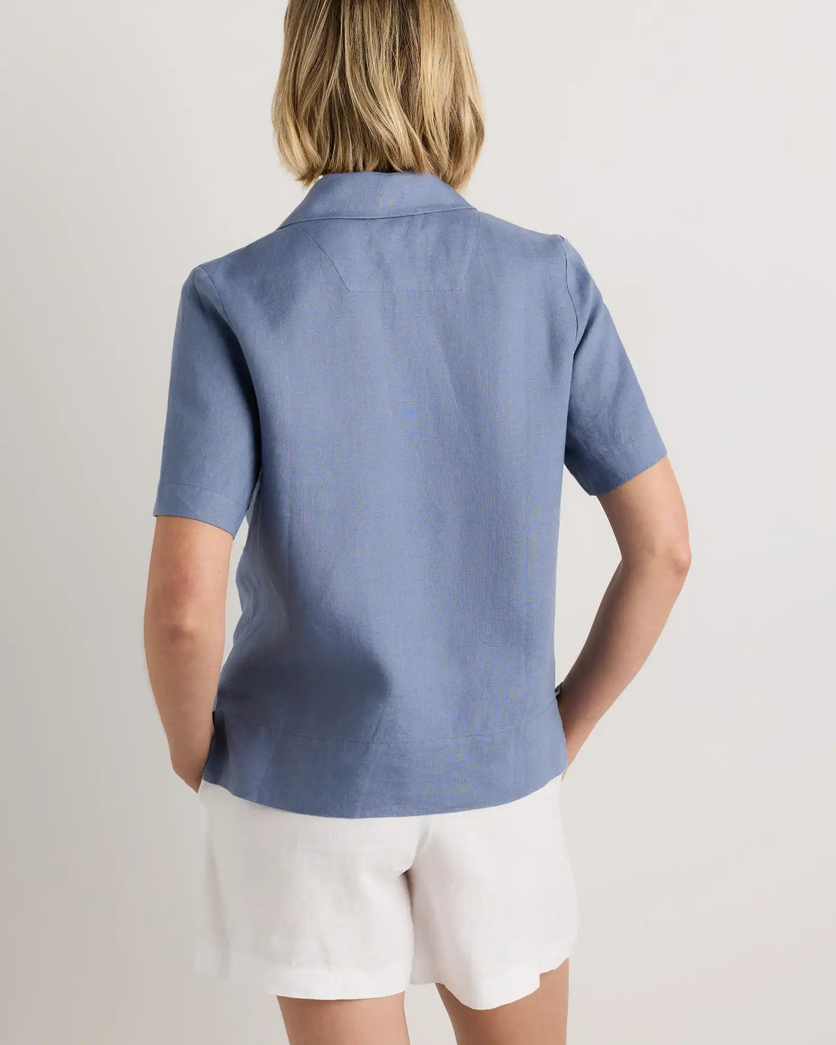 100% European Linen Short Sleeve Shirt