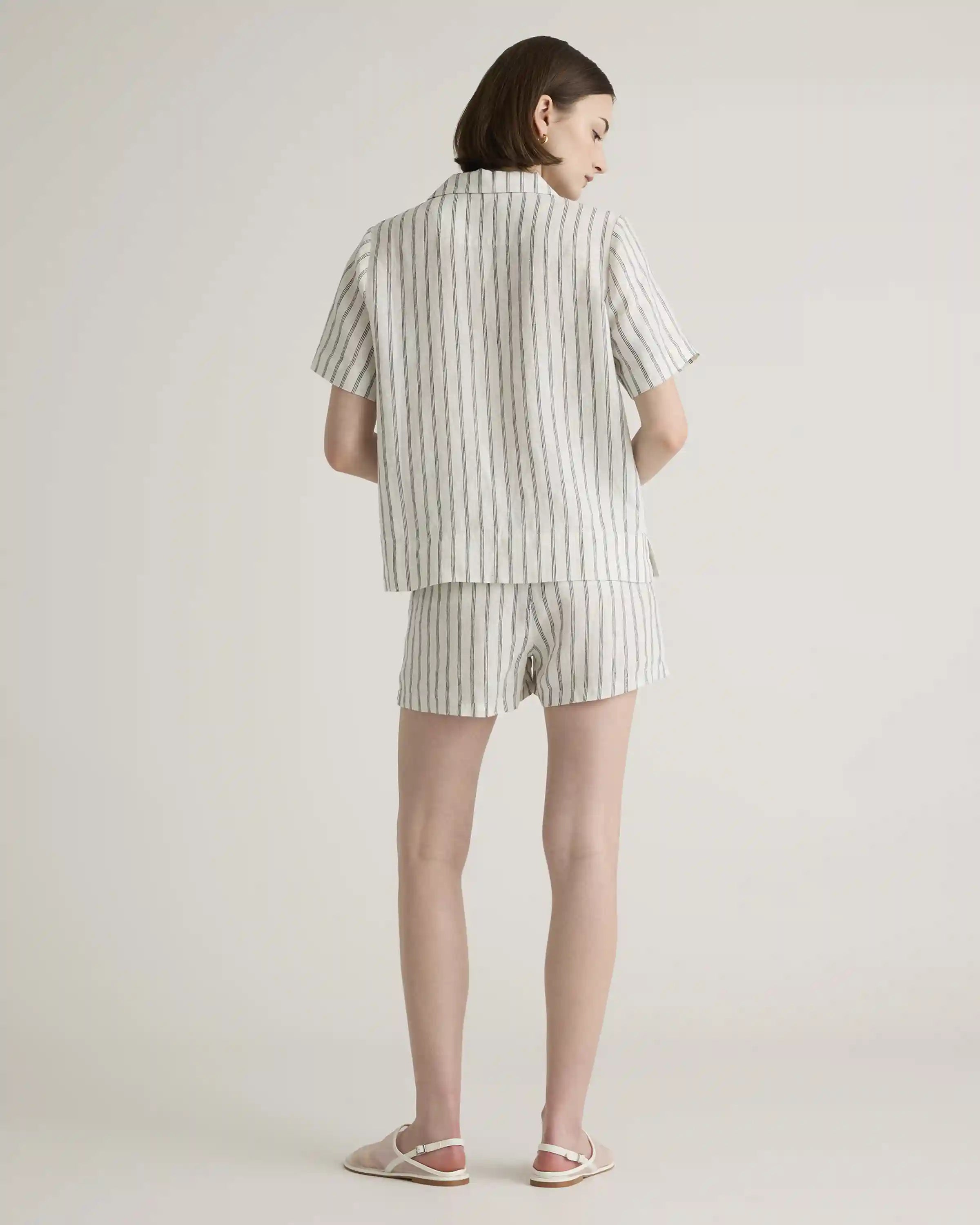 100% European Linen Short Sleeve Shirt