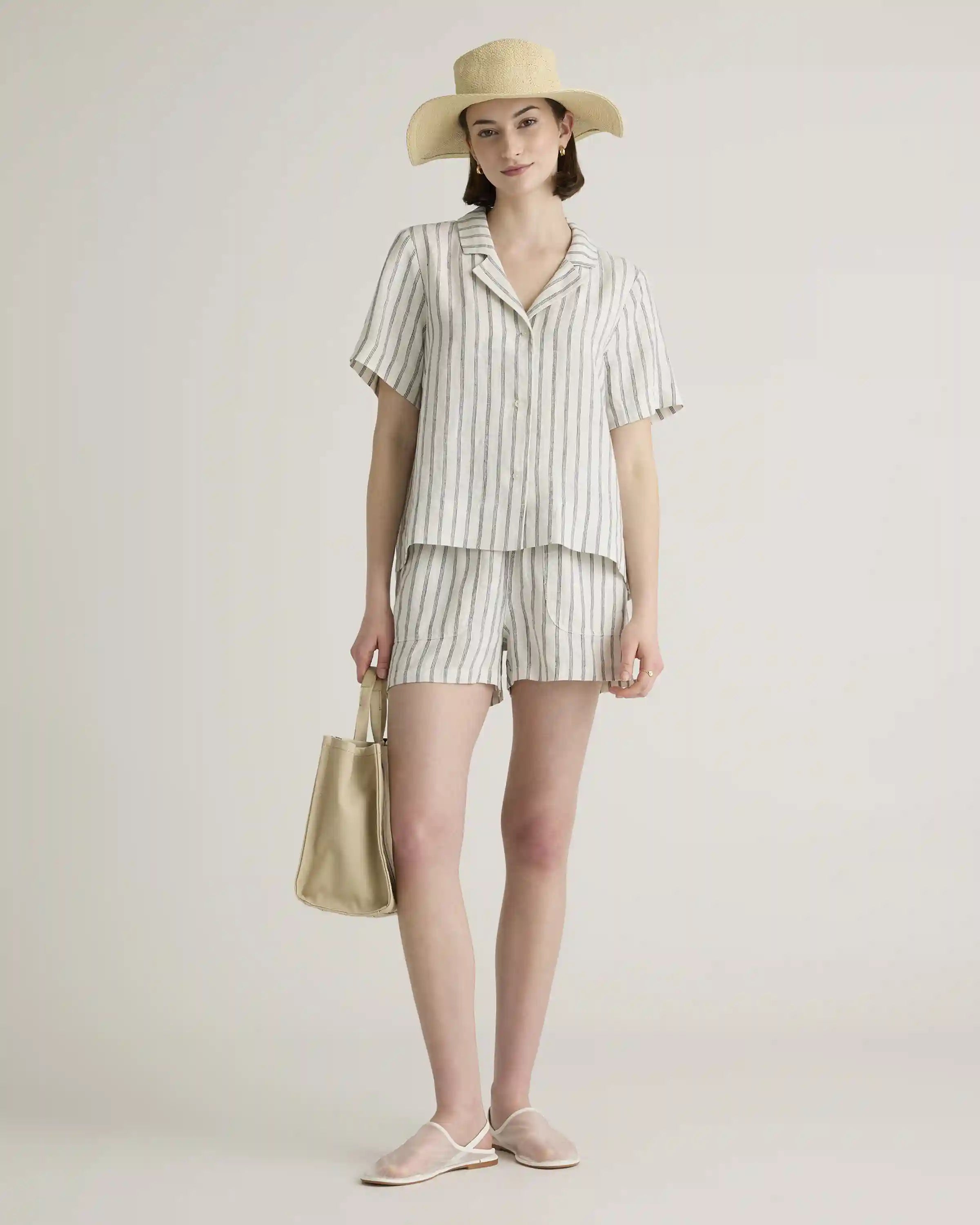 100% European Linen Short Sleeve Shirt