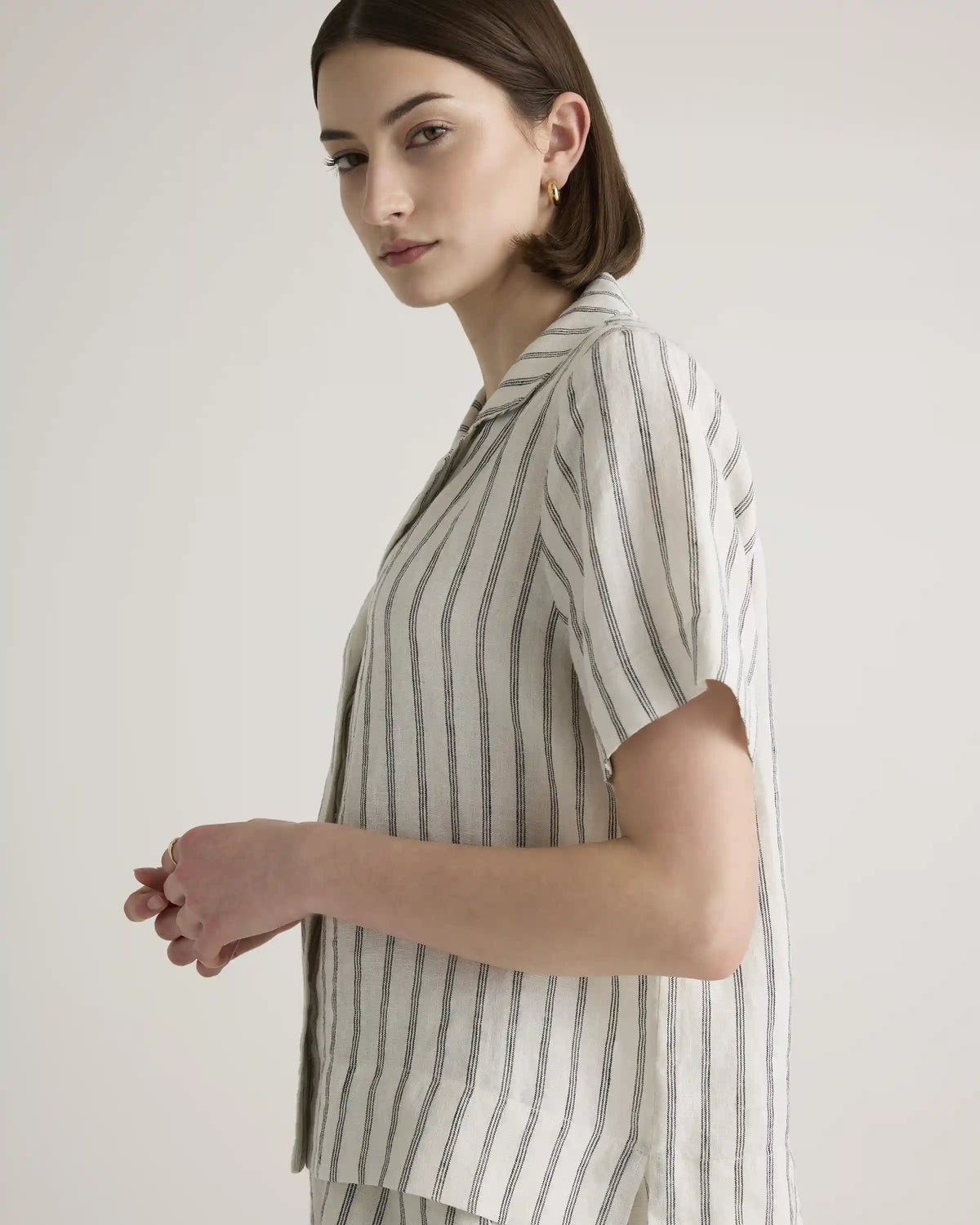 100% European Linen Short Sleeve Shirt