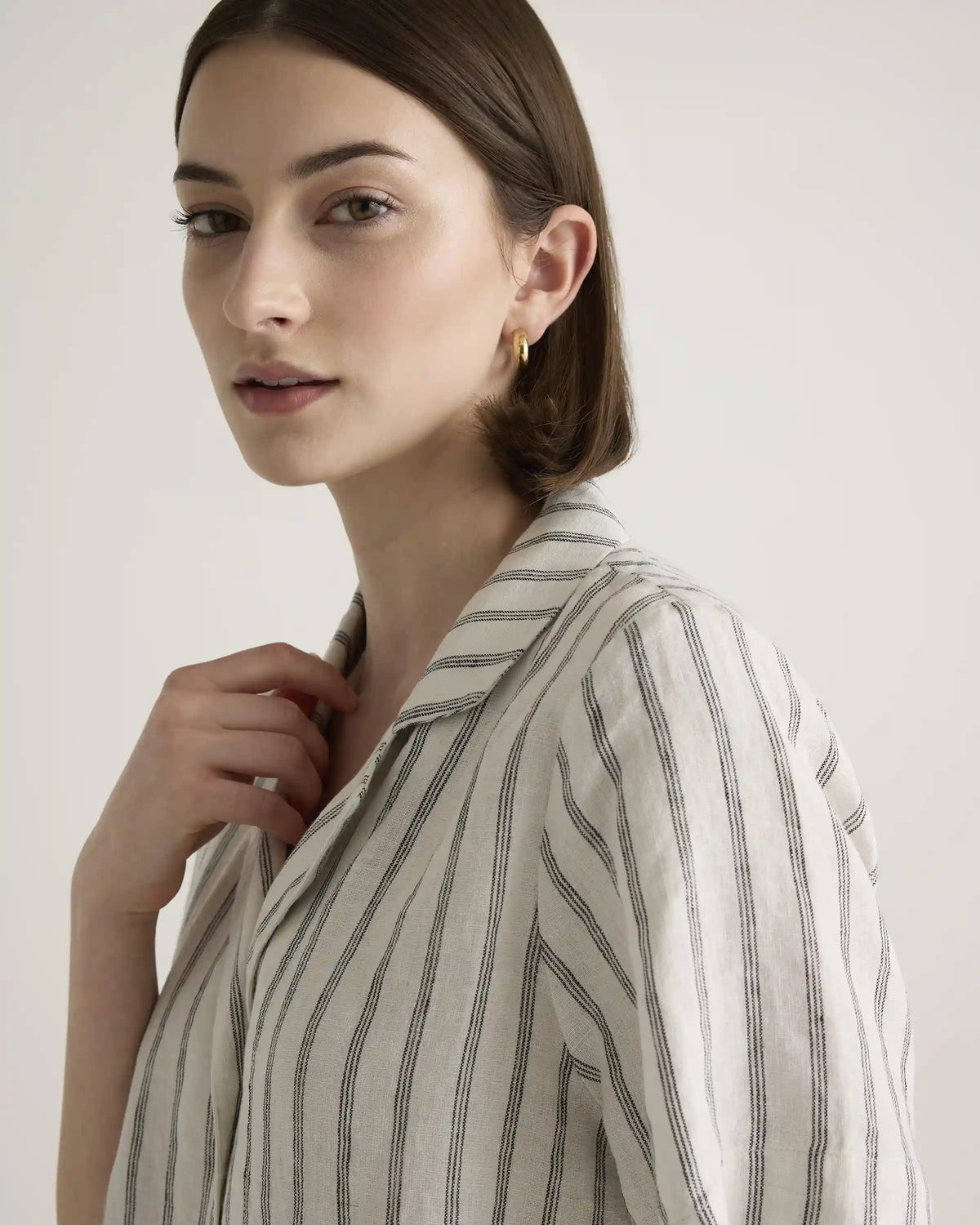 100% European Linen Short Sleeve Shirt