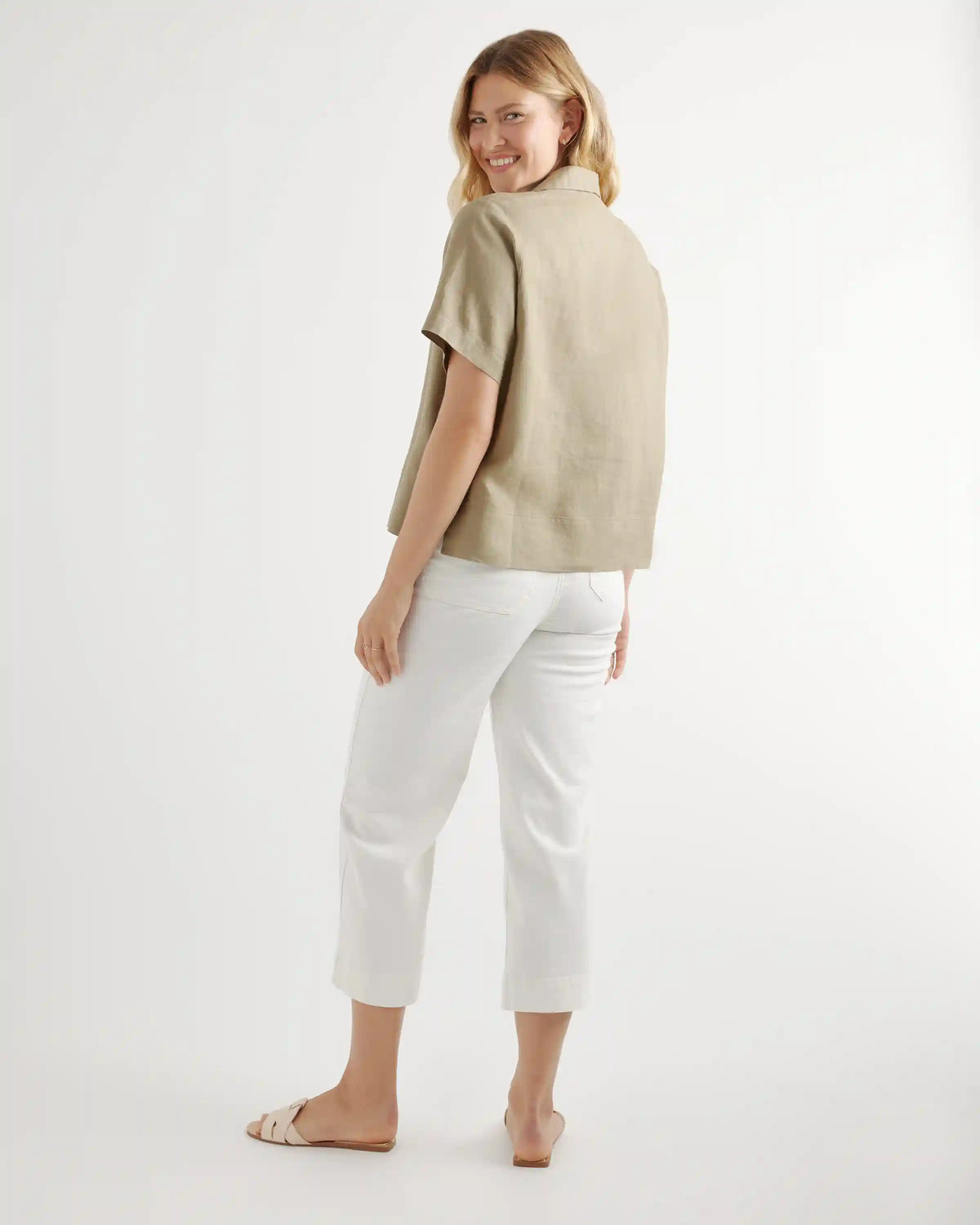 100% European Linen Short Sleeve Shirt