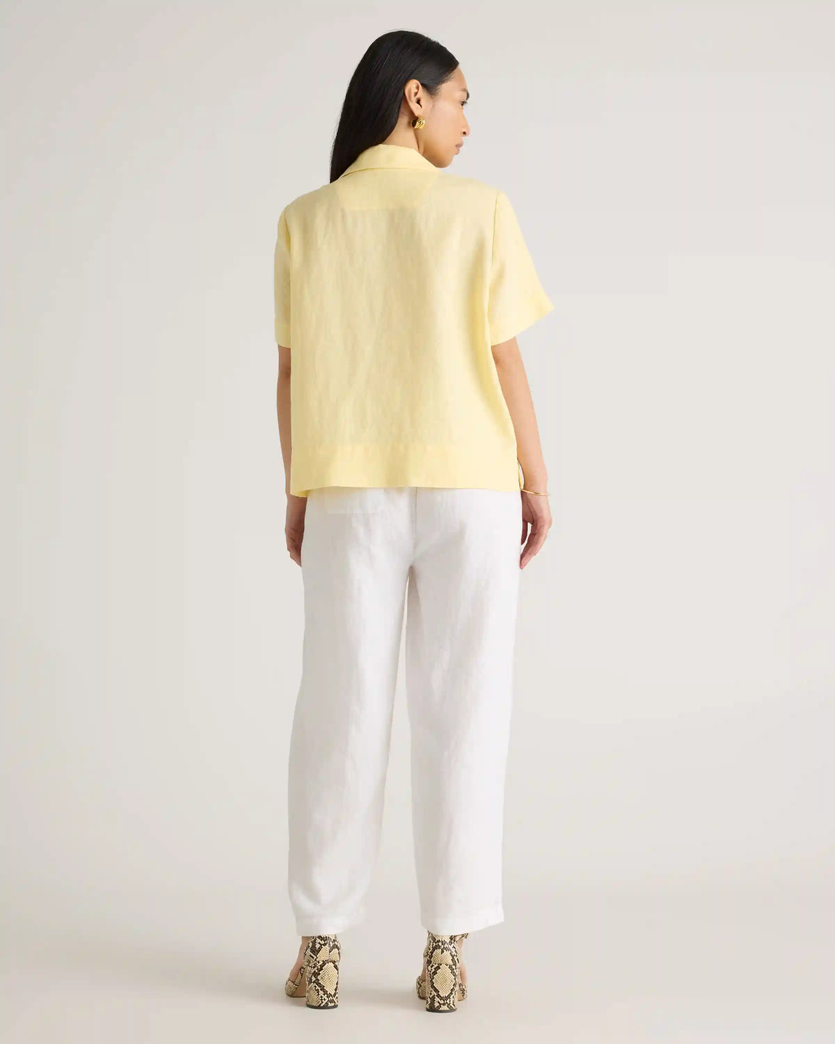 100% European Linen Short Sleeve Shirt