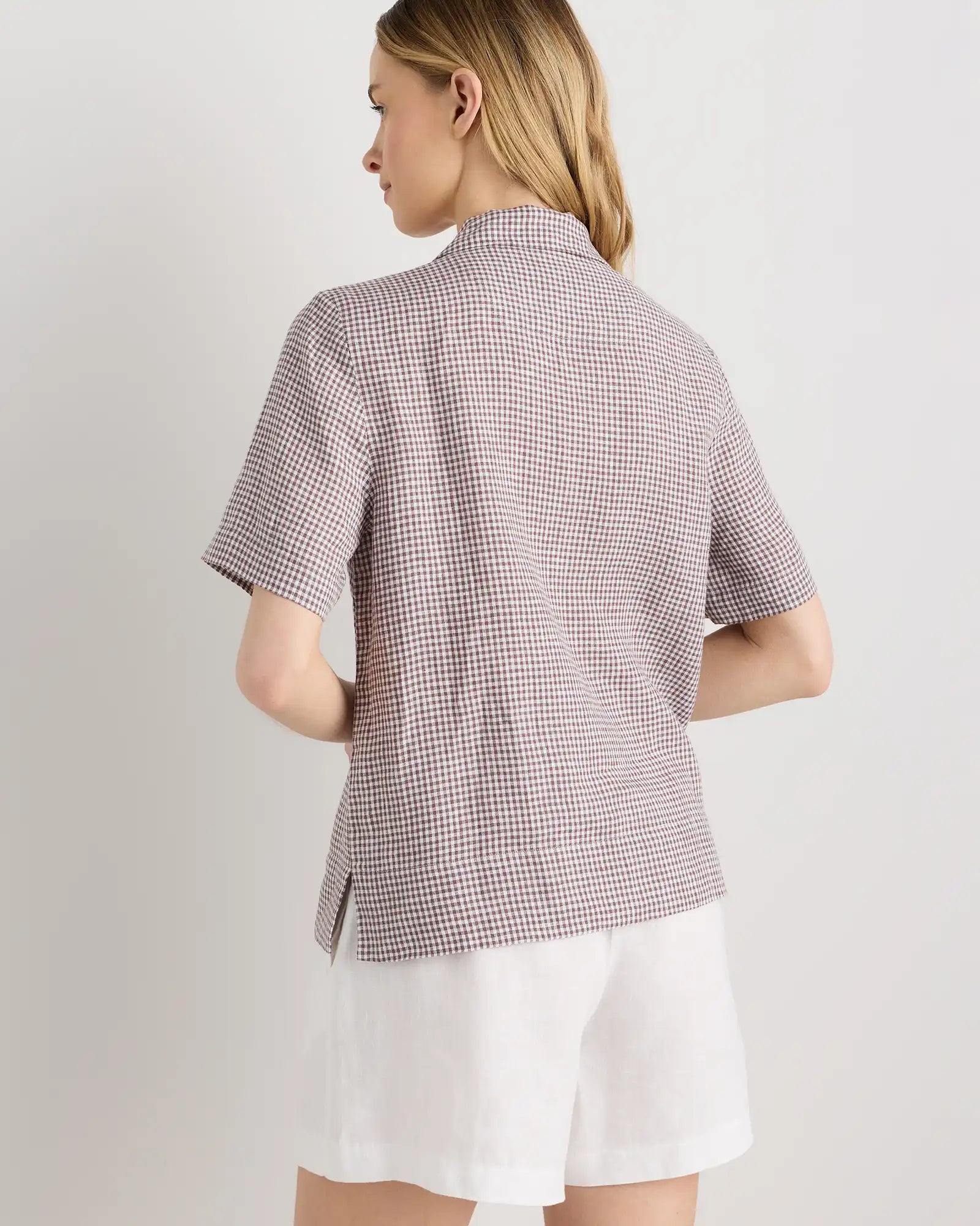 100% European Linen Short Sleeve Shirt