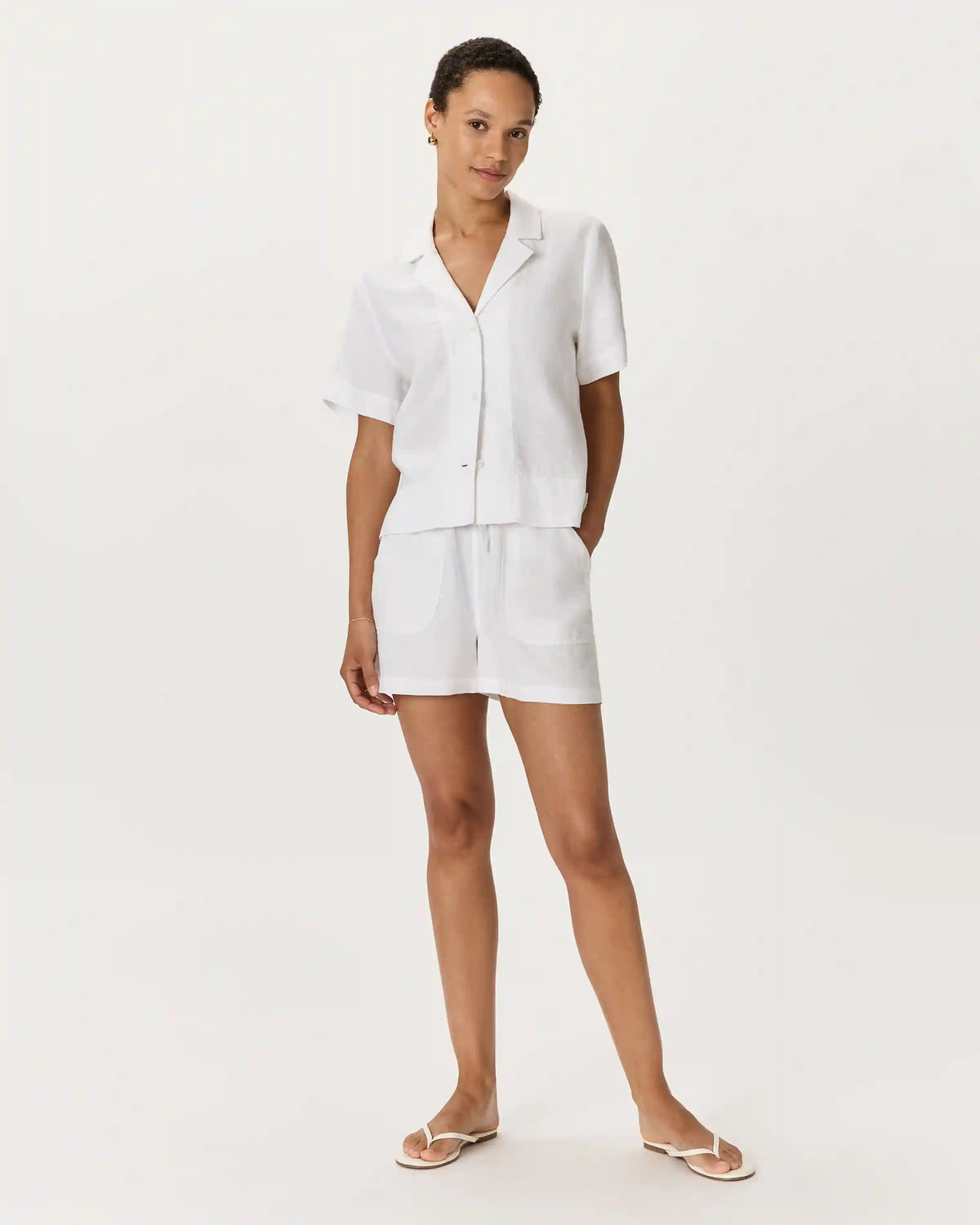 100% European Linen Short Sleeve Shirt