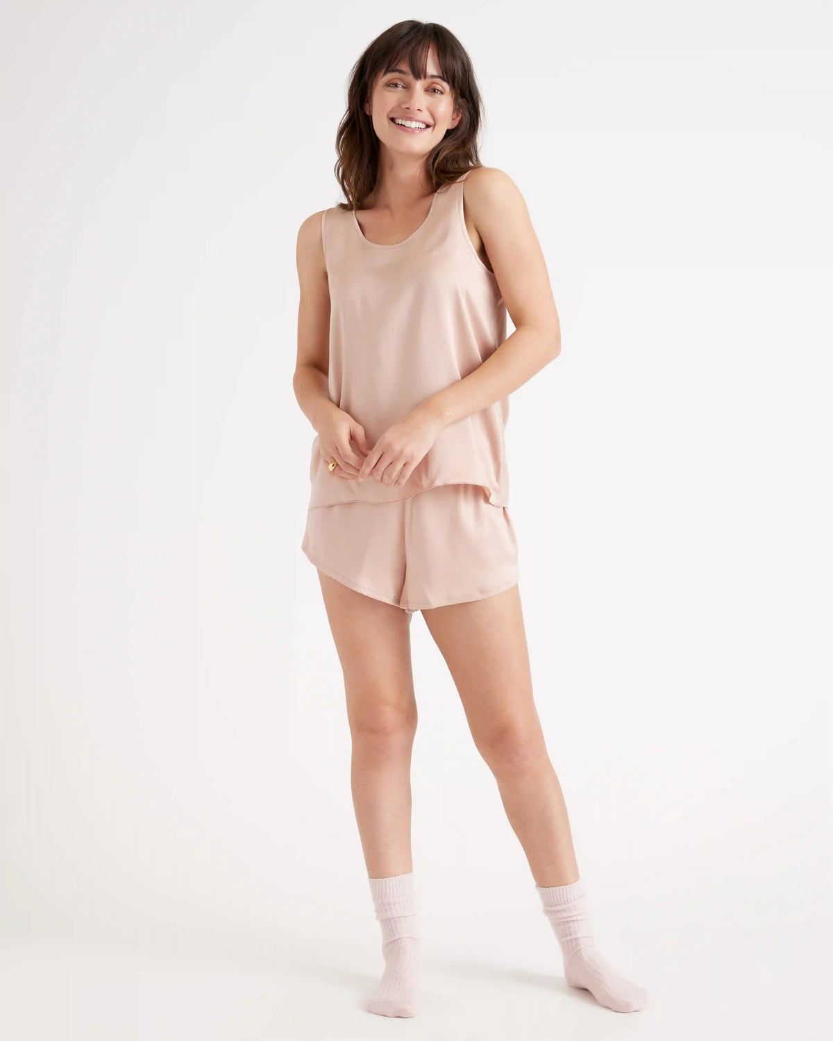 100% Washable Silk Pajama Tank