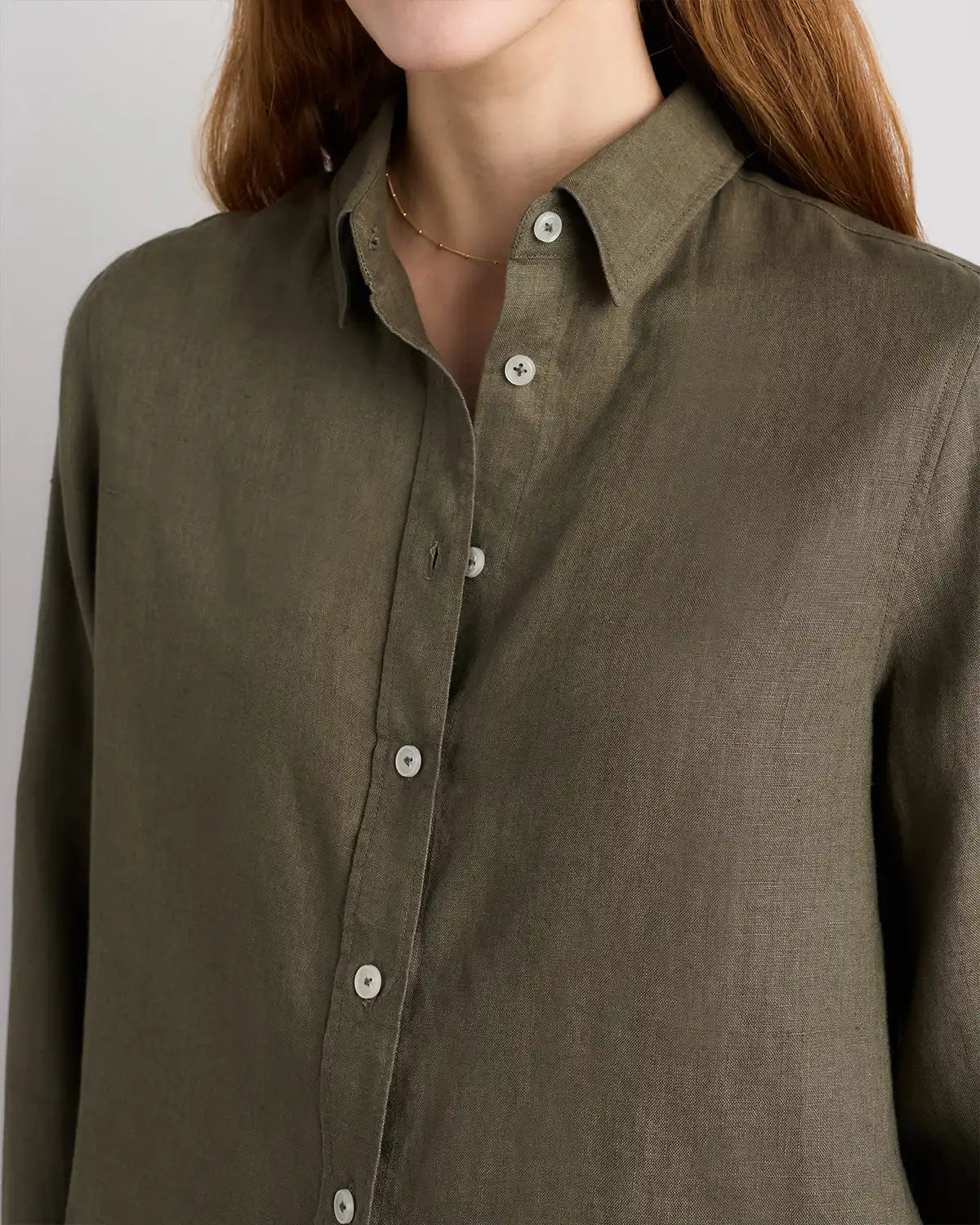 100% European Linen Long Sleeve Shirt