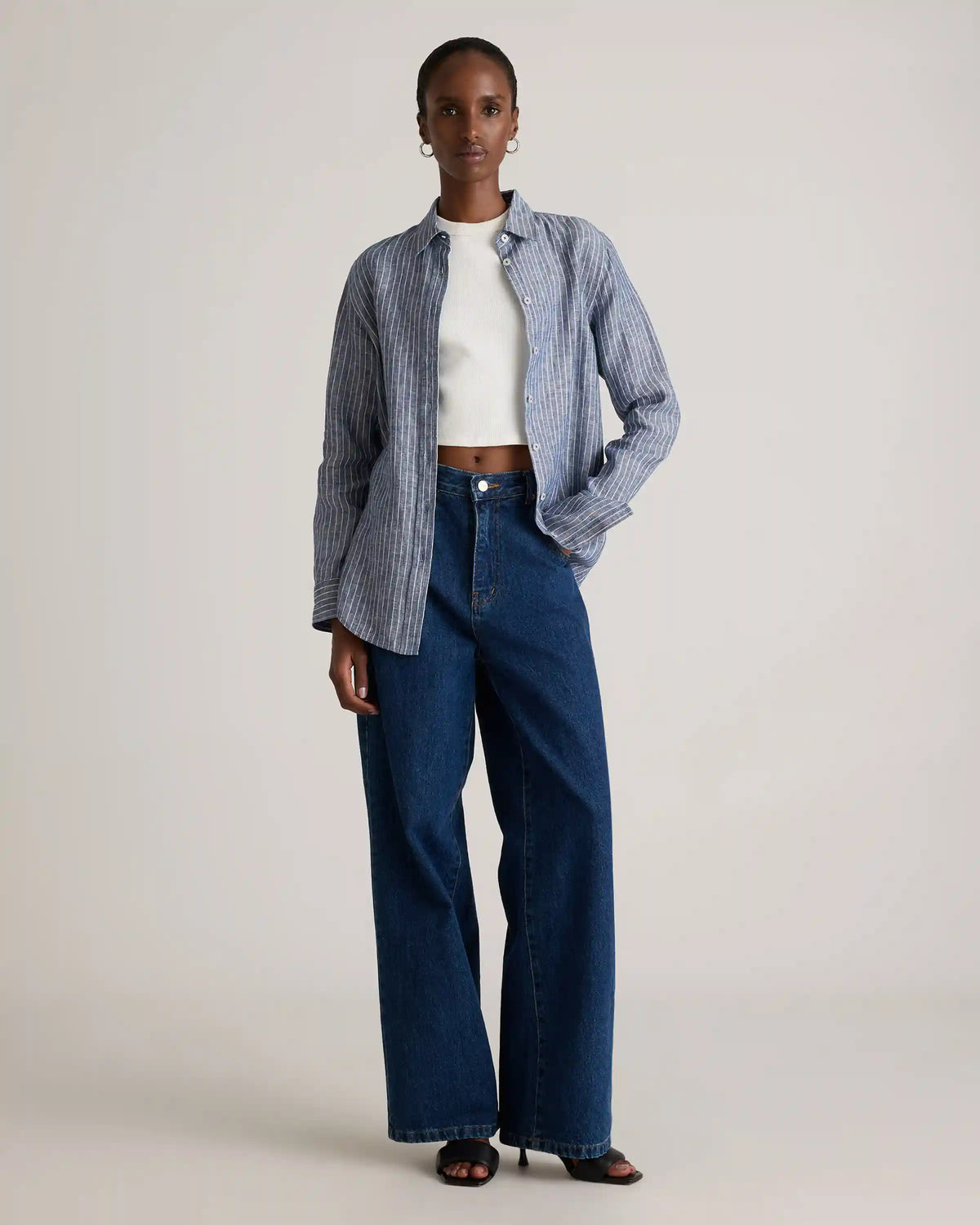 100% European Linen Long Sleeve Shirt